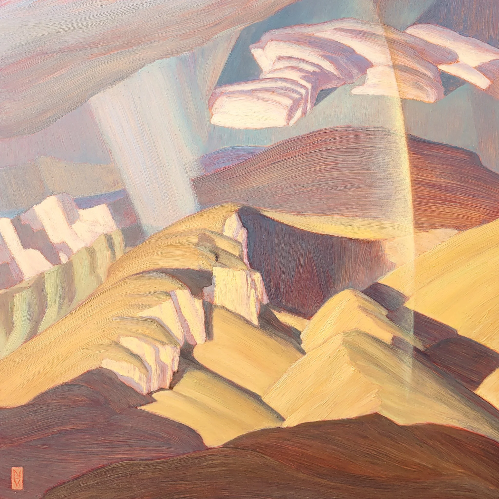 Volckening, Nathanael - Hallowed Heights - oil on panel - 18x18.jpg