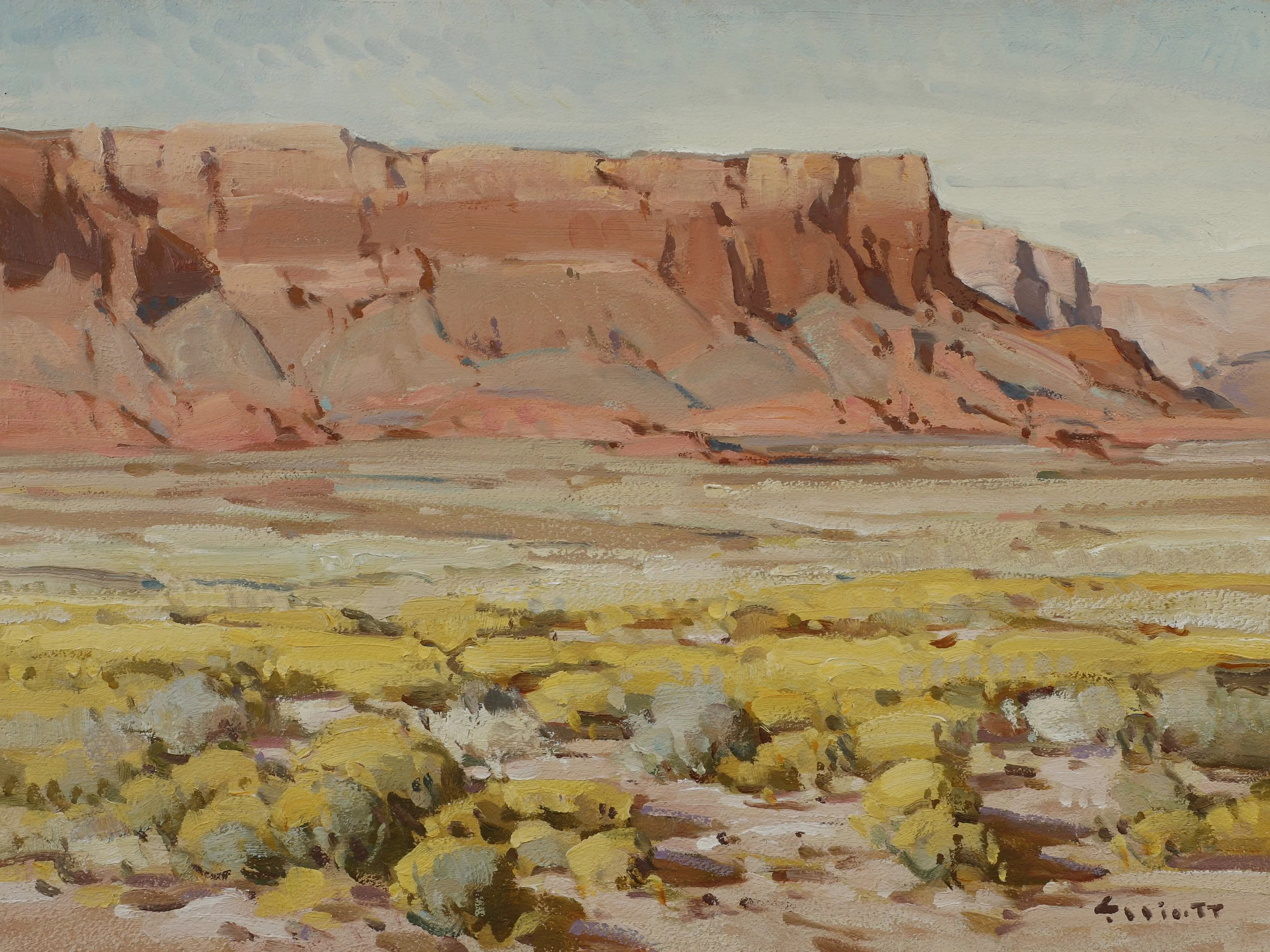 (SOLD) "Local Color" 9"x12" Oil 