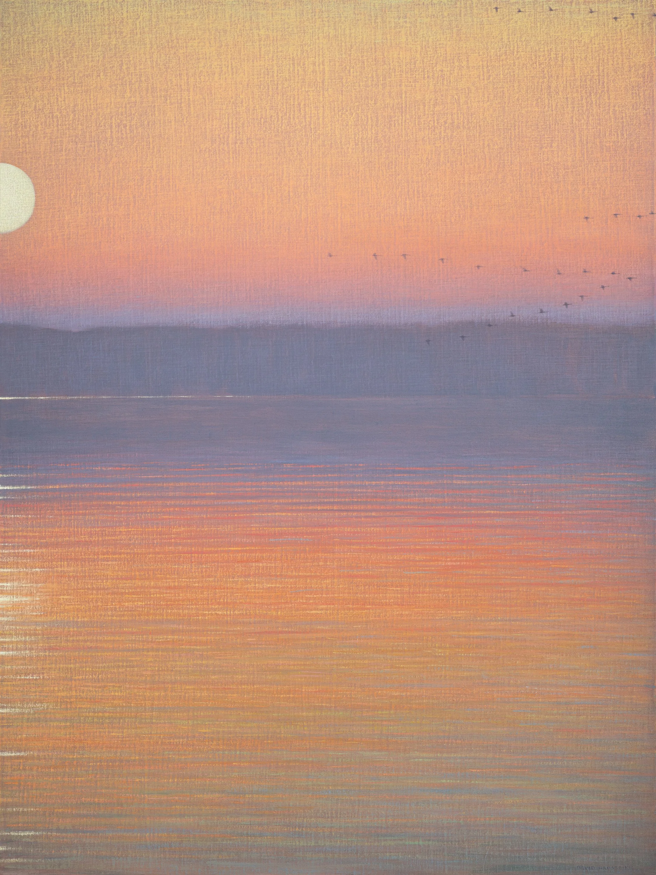 (SOLD) "At the Edge, Reflections" 40"x30" Oil