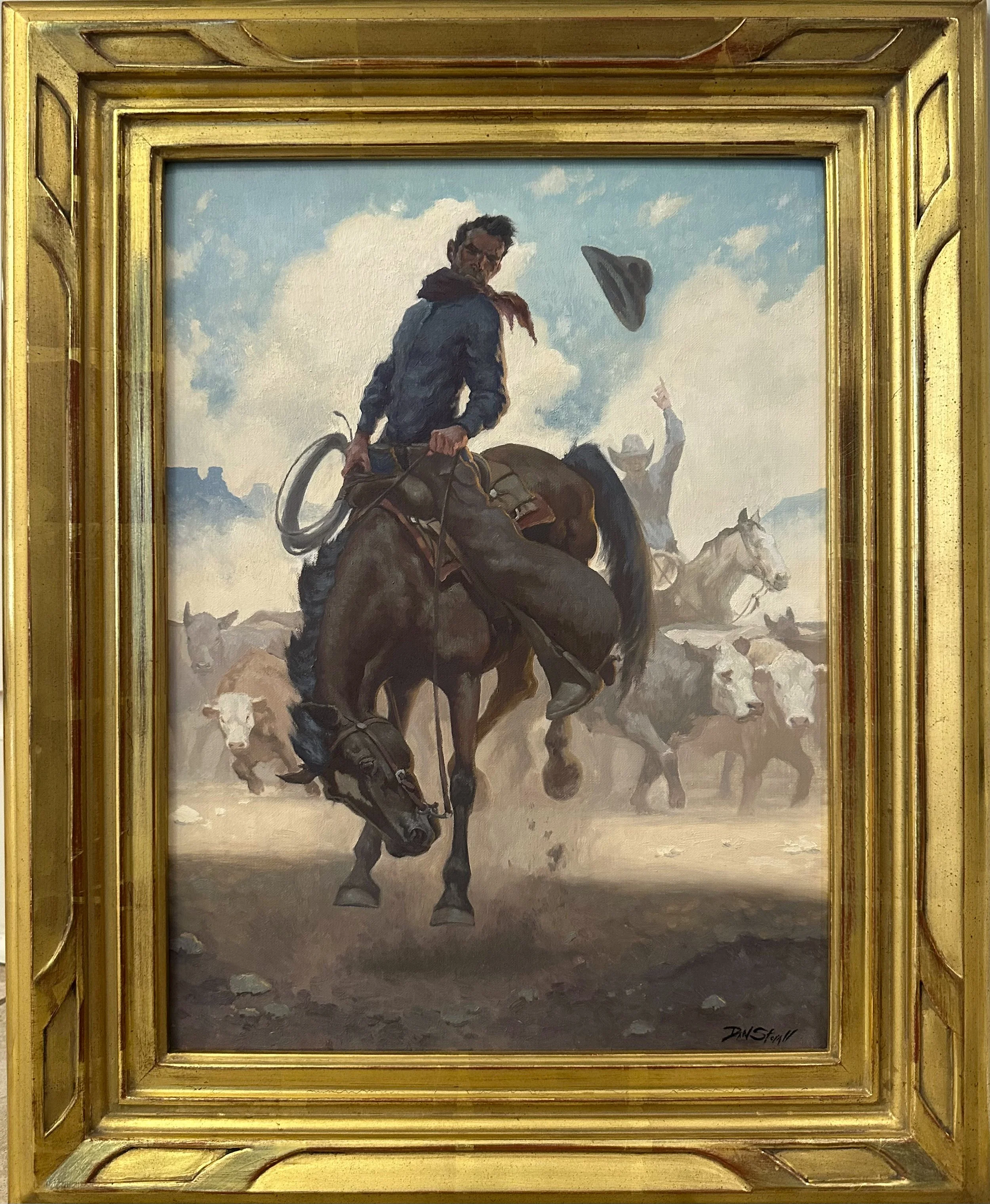 Stovall - Communication breakdown framed- 16x12-oil on linen- 3250.jpg