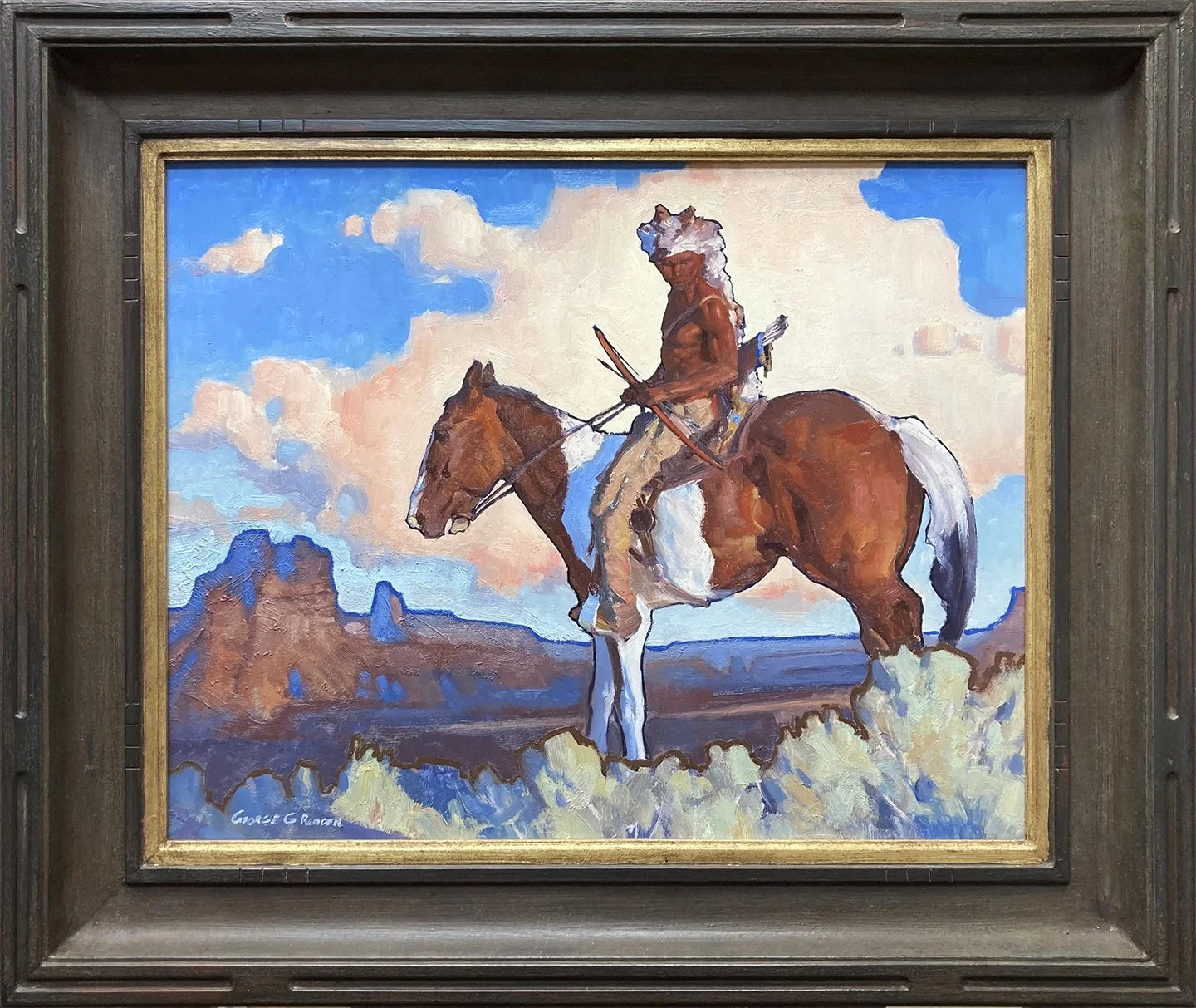 Redden , George G. - "Hunting for Tracks” 16"x20" Oil $3,500 f.jpeg