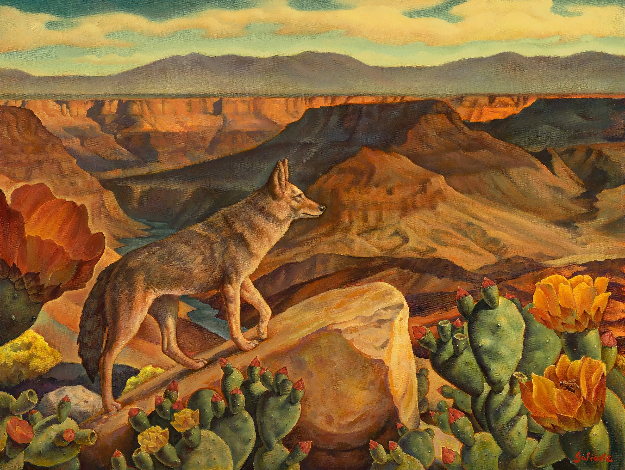 Galieote, Danny - Leader of the Pack 30%22x 40%22 - 38%22x 48%22 Framed Oil on Canvas $16,500 copy.jpg