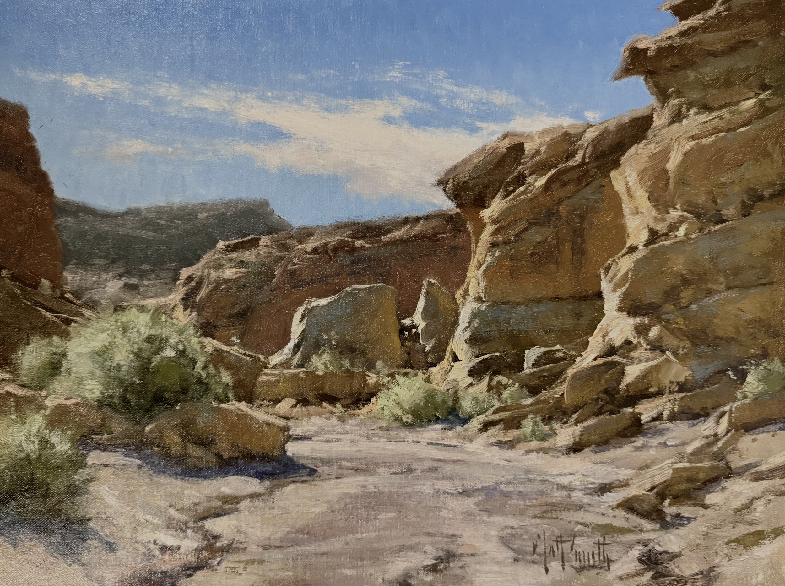 Smith, Matt, “Crosby Canyon”, oil, 12”x16”,  $3,500.jpeg