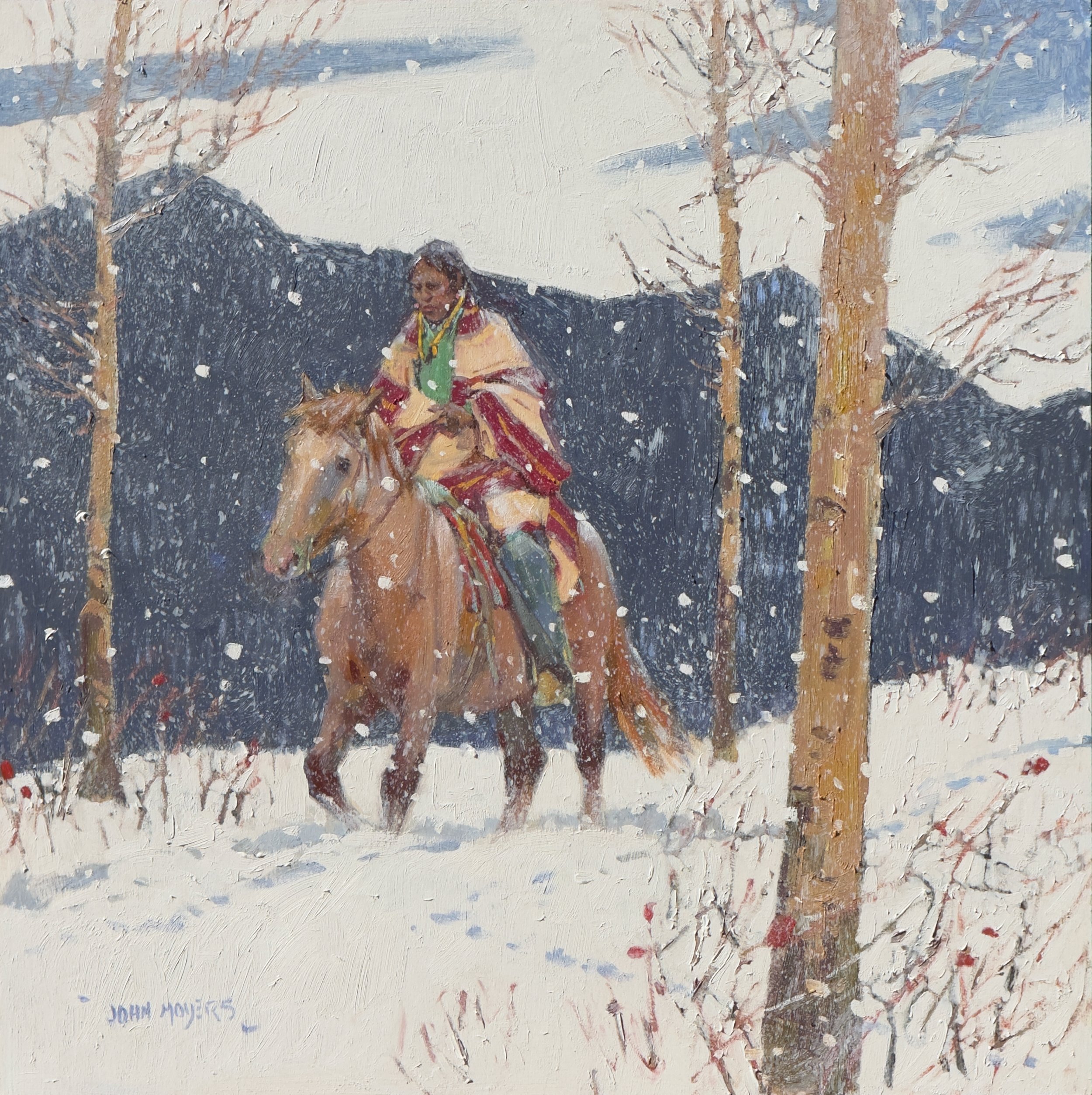 Moyers, John - Snow Flurries_John Moyers_24x24_Oil_16500.jpeg