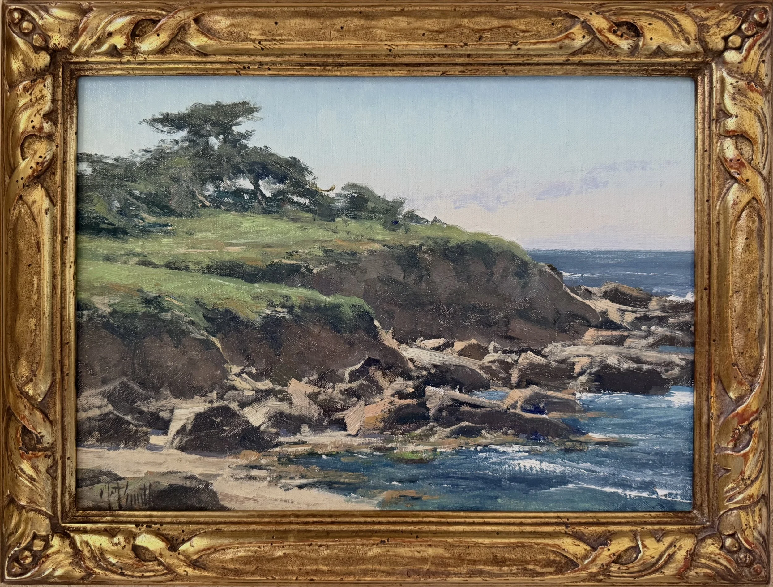 Smith, Matt, “Fanshell Beach Overlook”, oil, 10”x14”, $3,100 f.jpeg