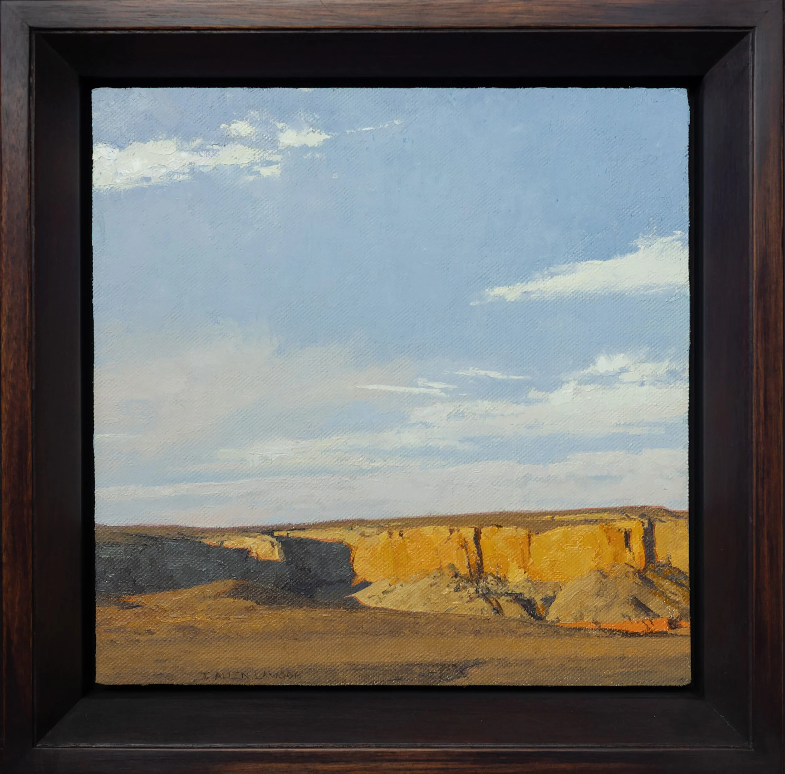 Lawson, T. Allen - Curtain Call Oil on linen mounted on panel 16 x 16 in. copy f.jpg