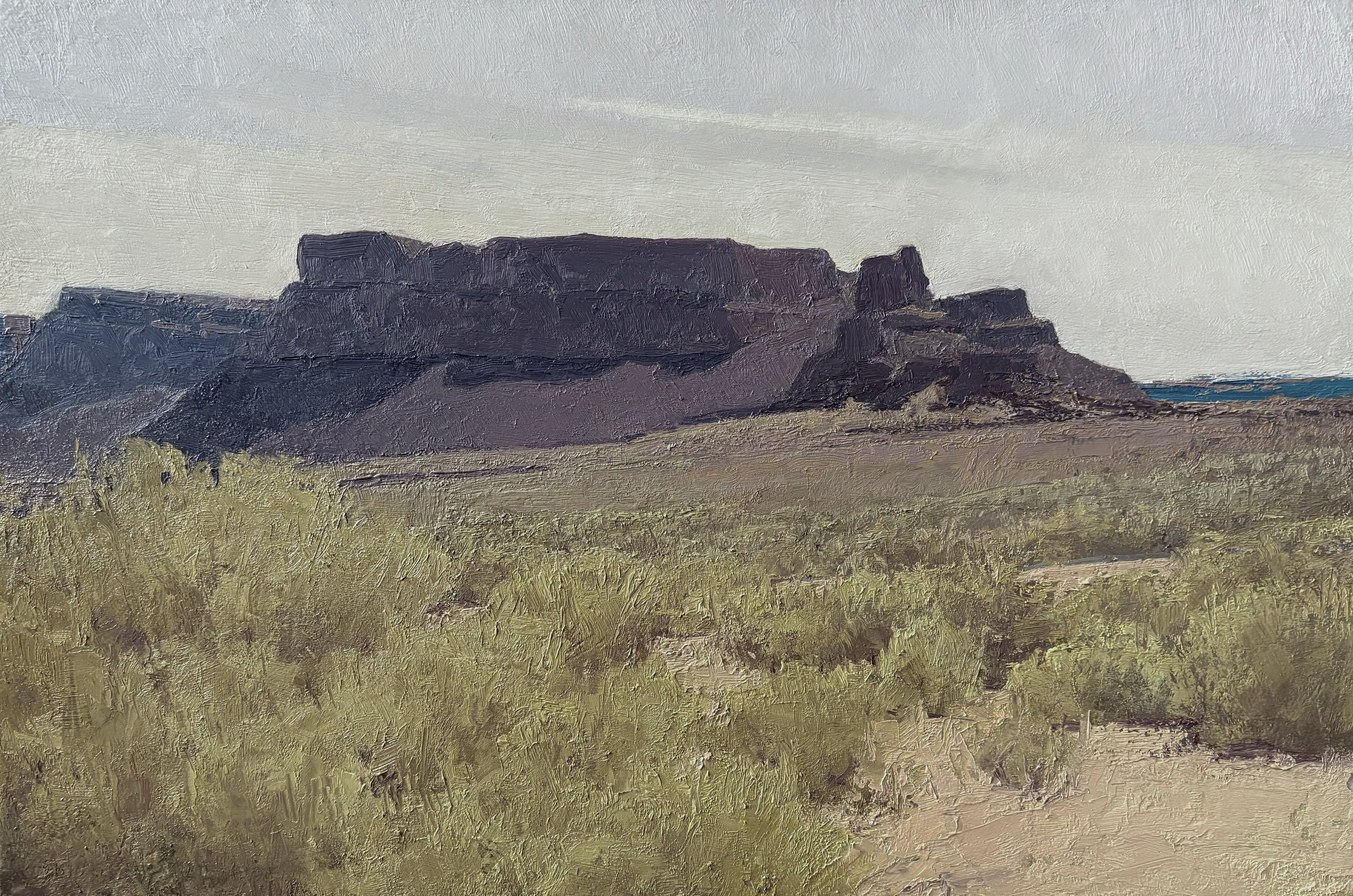 Lawson, T. Allen - High Plains Bluff - 10x15 Oil.jpg