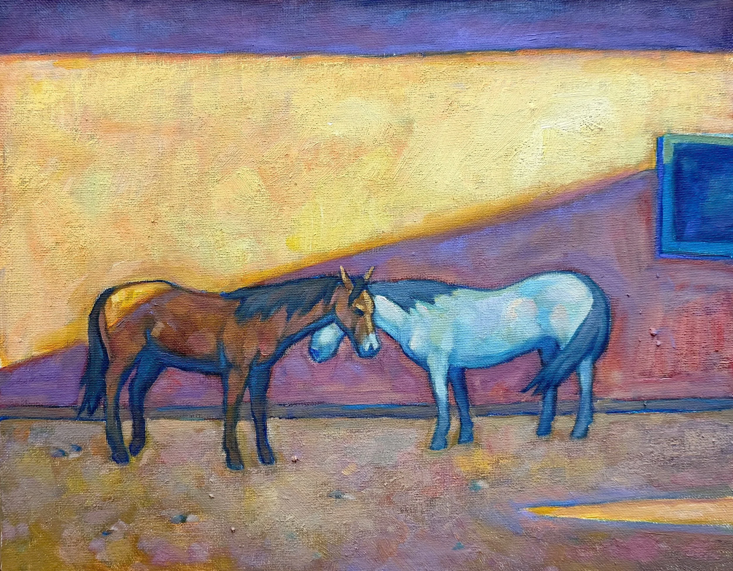 Post, Howard - "Barn Mates" 11x14 oil. $4500.jpg