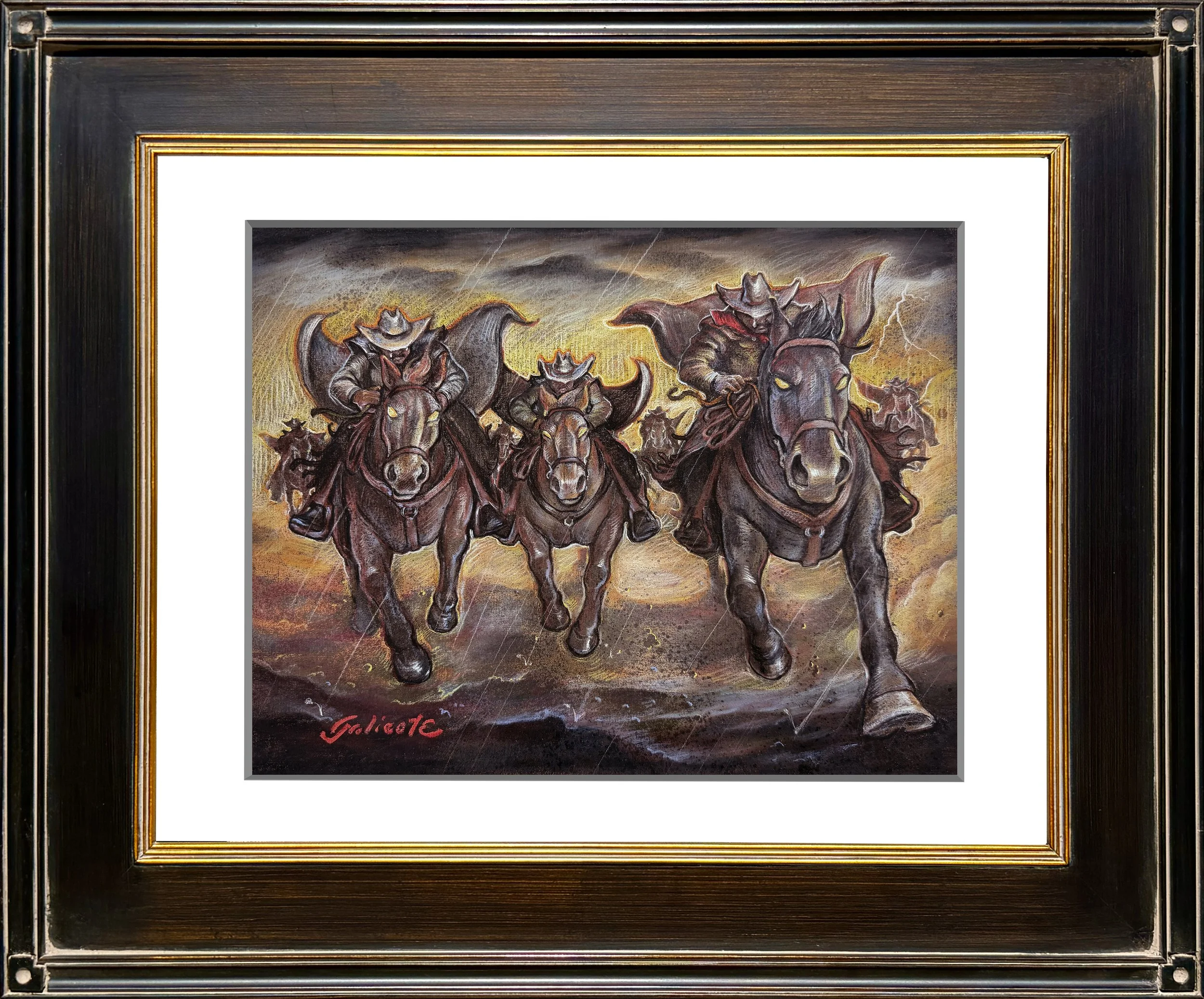 Galieote,Danny-RidersOnTheStorm-OrigPastelStudy-Framed-2000.jpg