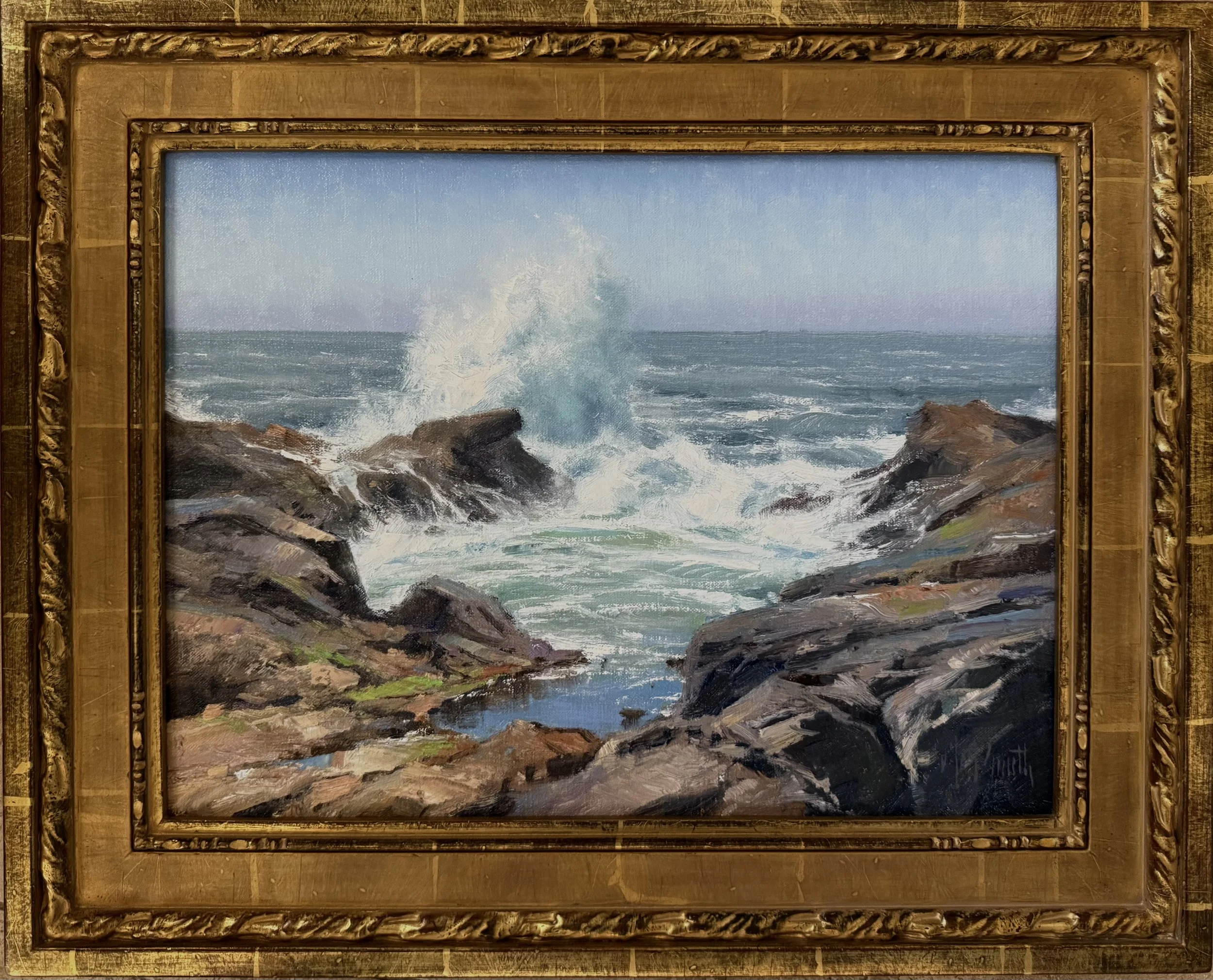 Smith, Matt, “Surf and Stone”, oil, 12”x16”, $3,600 f.jpeg