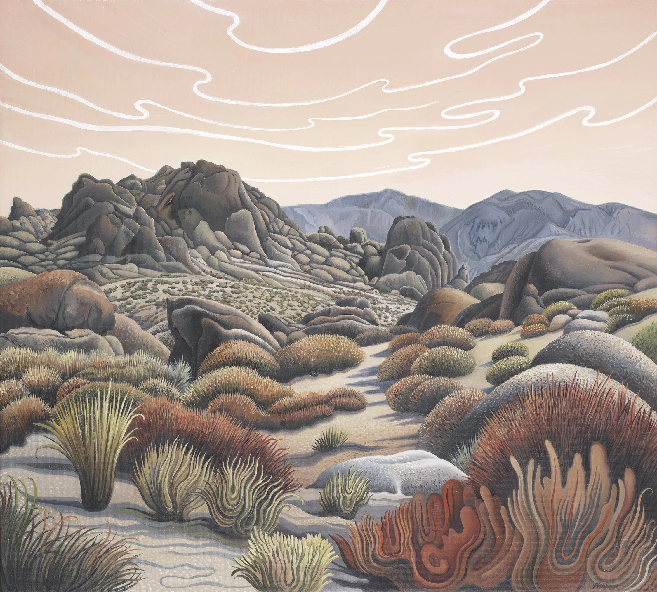 Shafer, Phyllis - Pink Sky Morning, 2026, 18” x 20”, oil on linen $9,800.jpeg