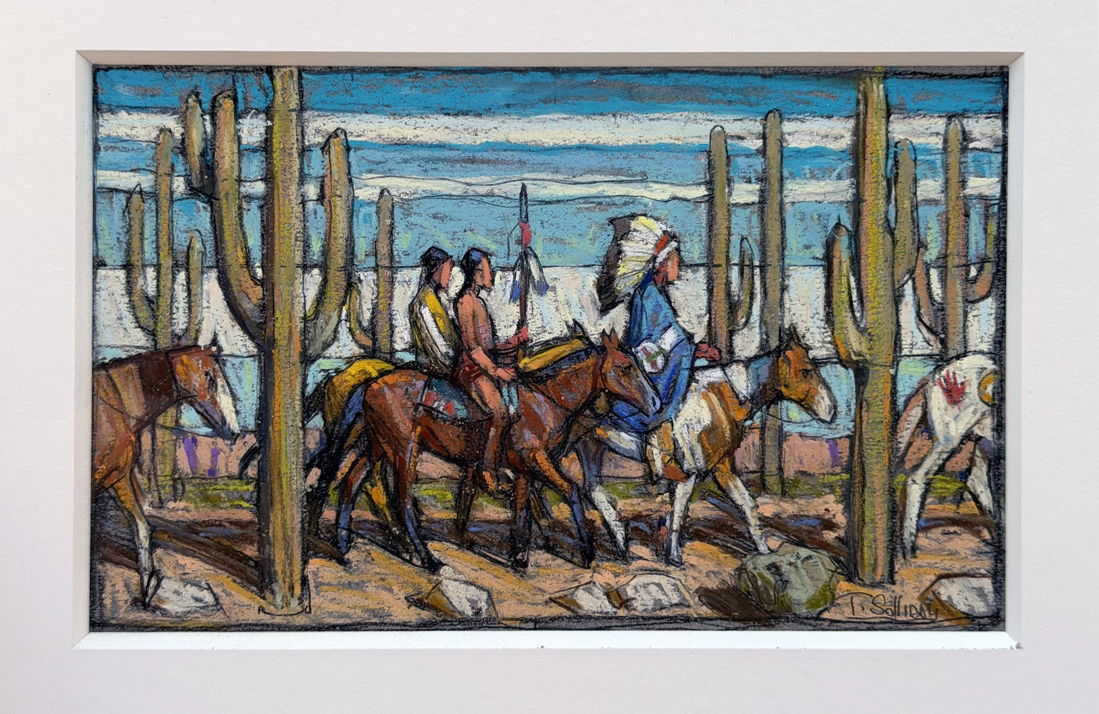 Solliday, Tim - Pastel Tim Solliday “Saguaro Pathway” 5.5x8.75.jpg