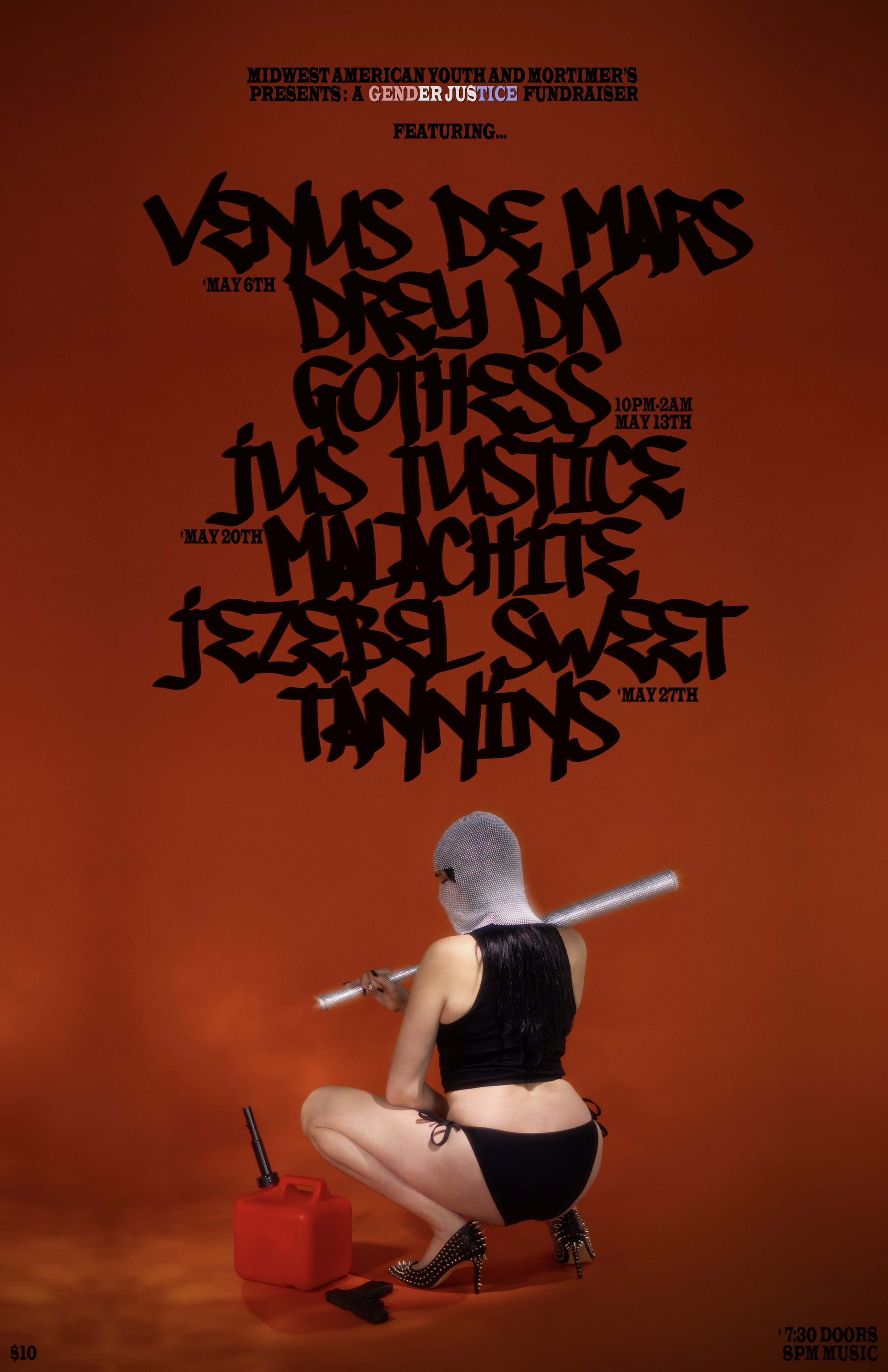 Gender Justice - M.A.Y. 6th, 13th, 20th, &amp; 27th at Mortimer’s Bar