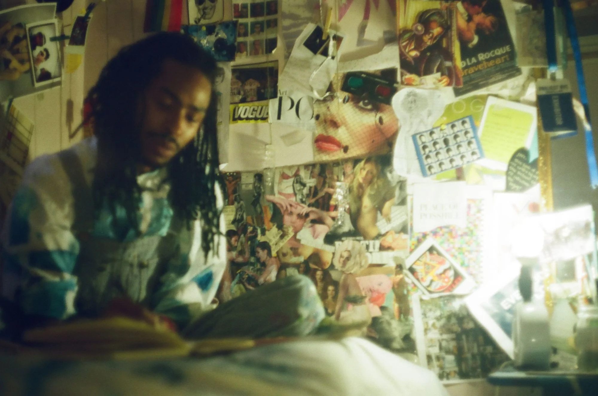 Paix in his studio, Harlem (2106) Photograhy by Micheal Pitter