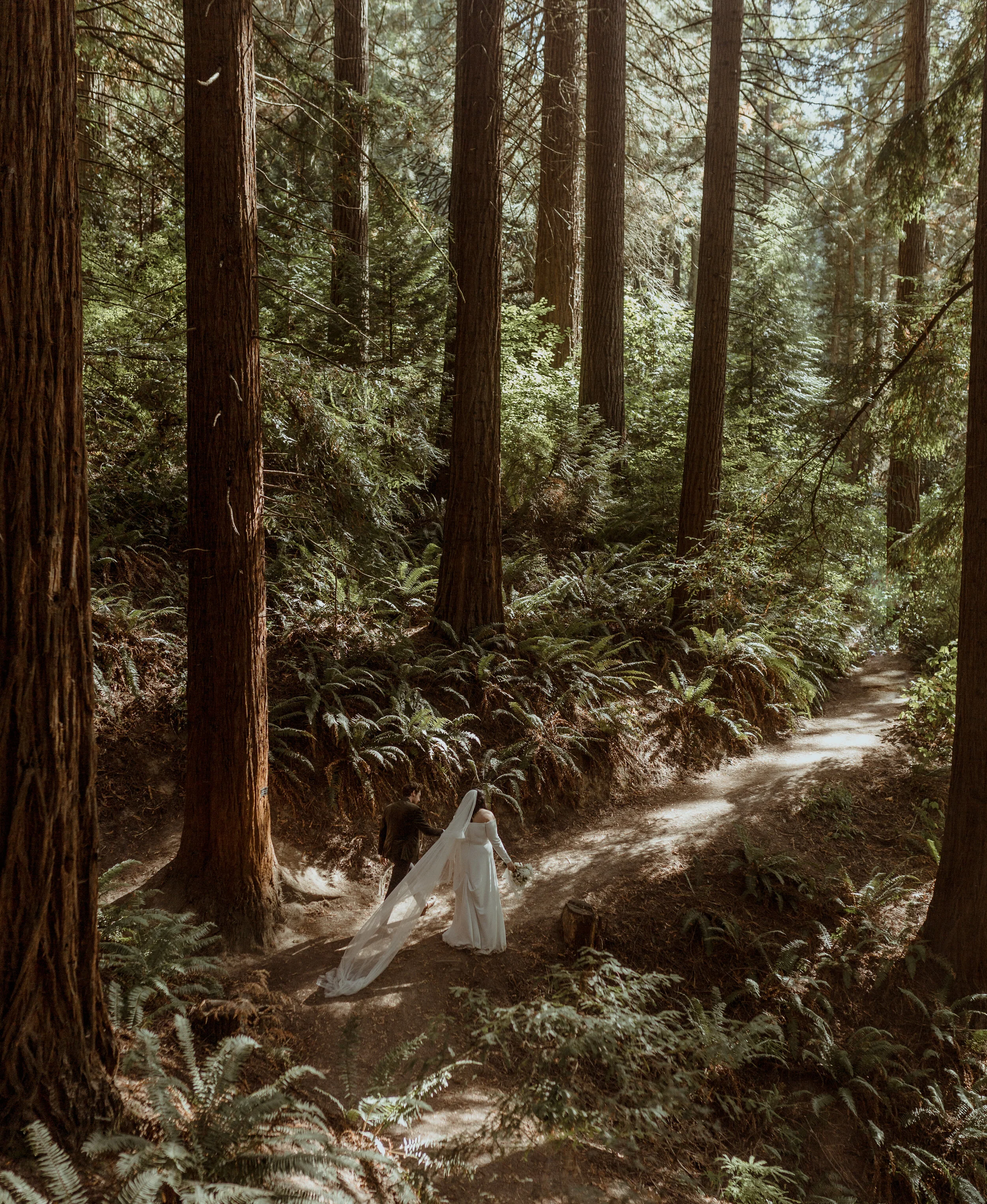 Hoyt Arboretum &amp; Cathedral Park Covid Wedding // Zory &amp; Josh