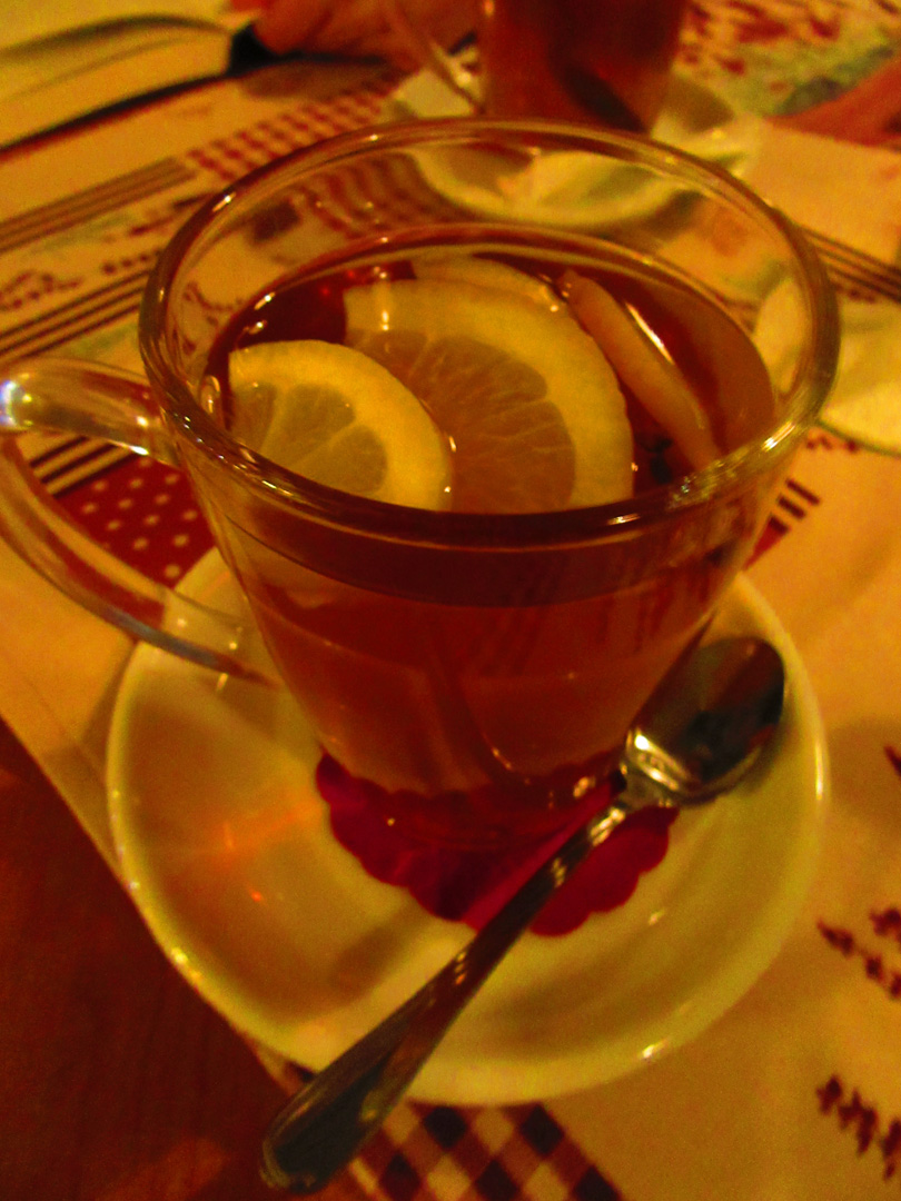 Enjoying my second Winter Tea in Zakopane, Poland after seeing it on another menu and realizing this is a thing.
