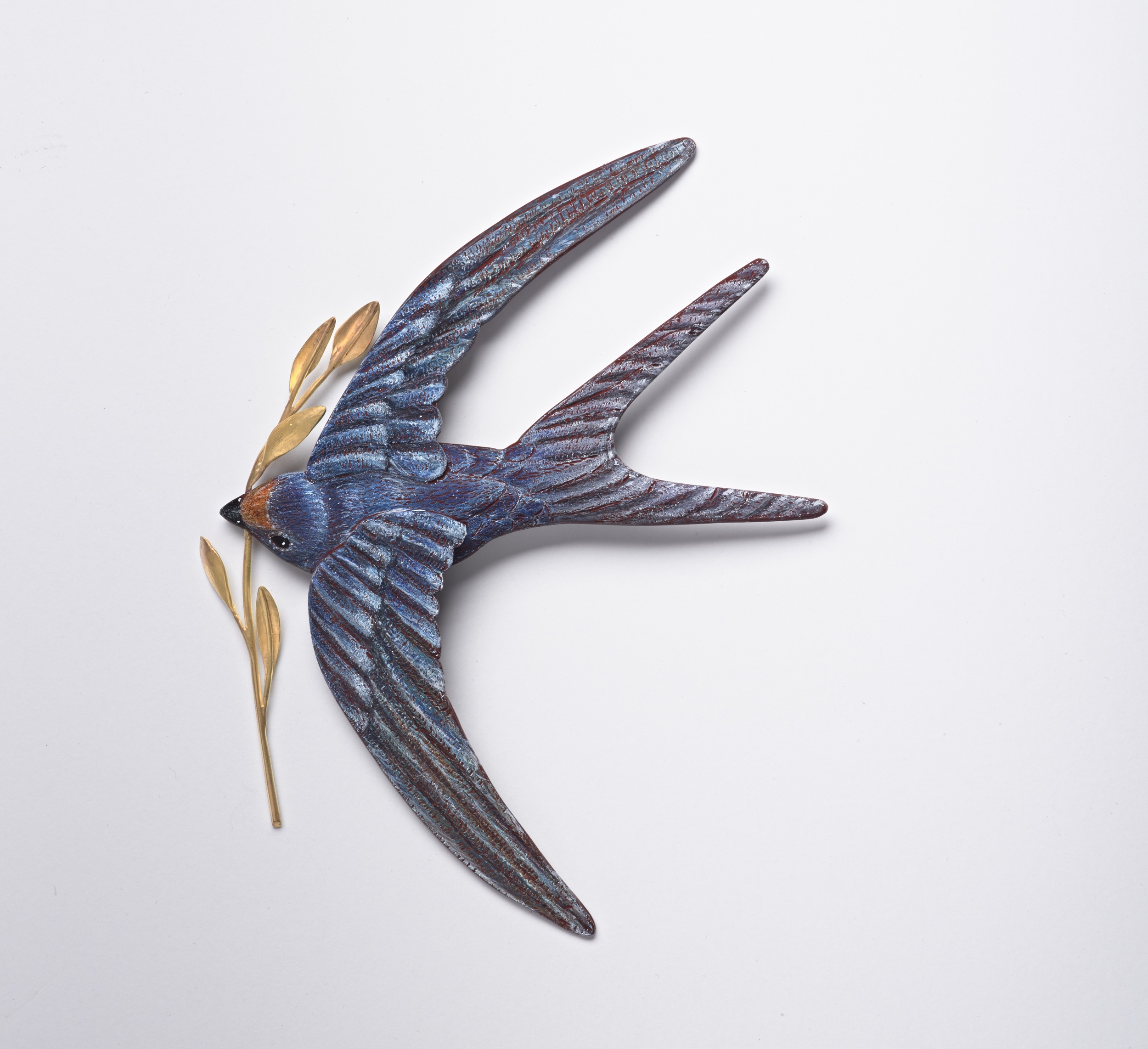 Nesting Swallow Brooch