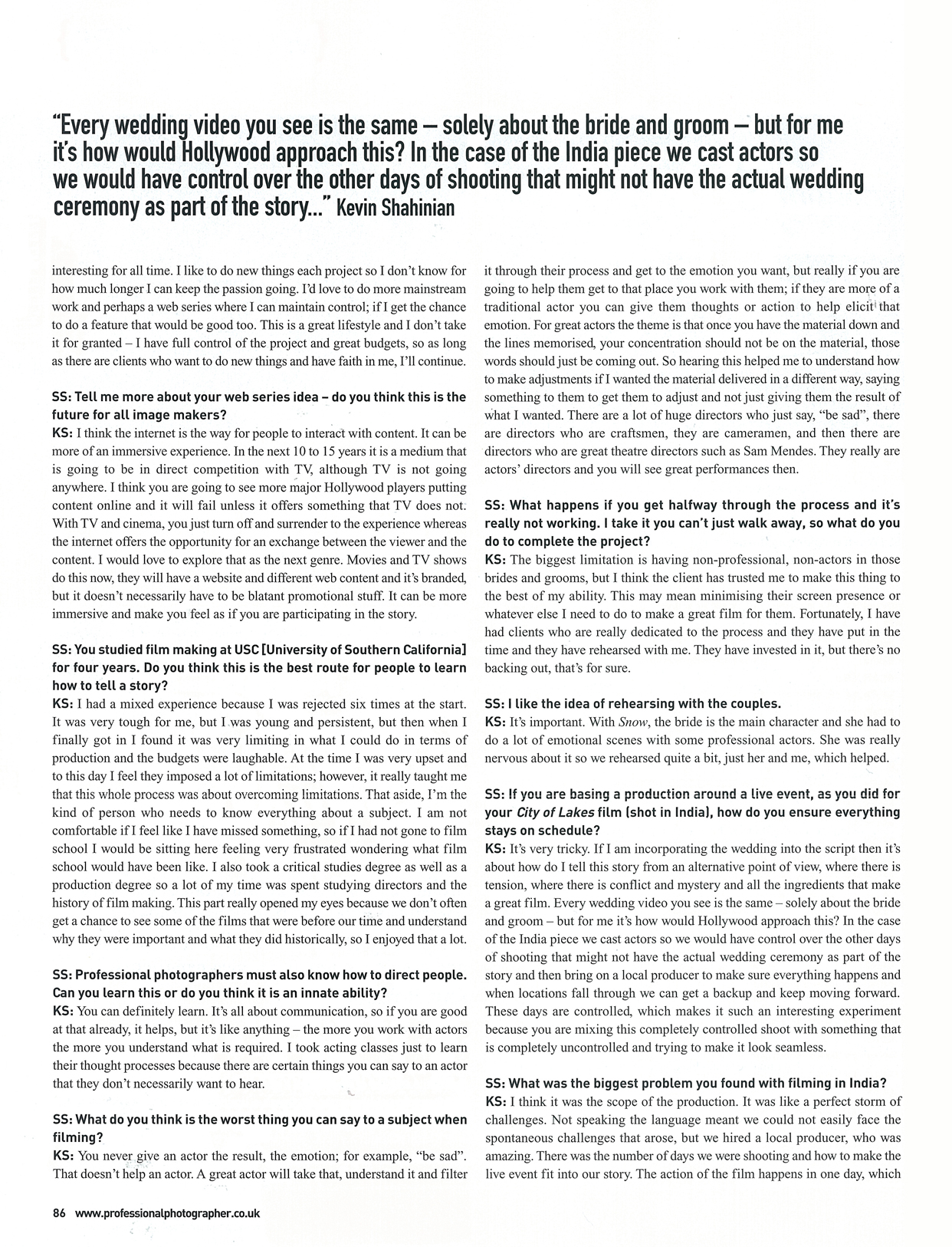 LET ME TELL YOU A STORY: PACIFIC PICTURES' KEVIN SHAHINIAN