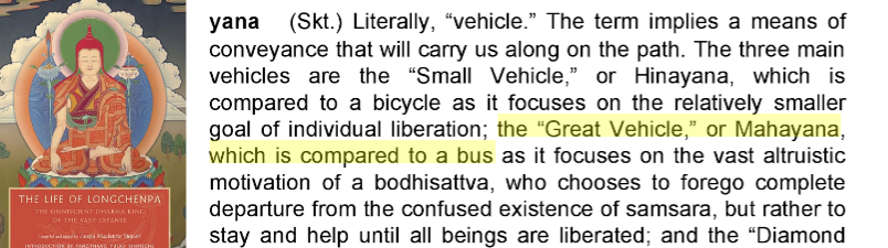Glossary entry from The Life of Longchenpa: The Omniscient Dharma King of the Vast Expanse