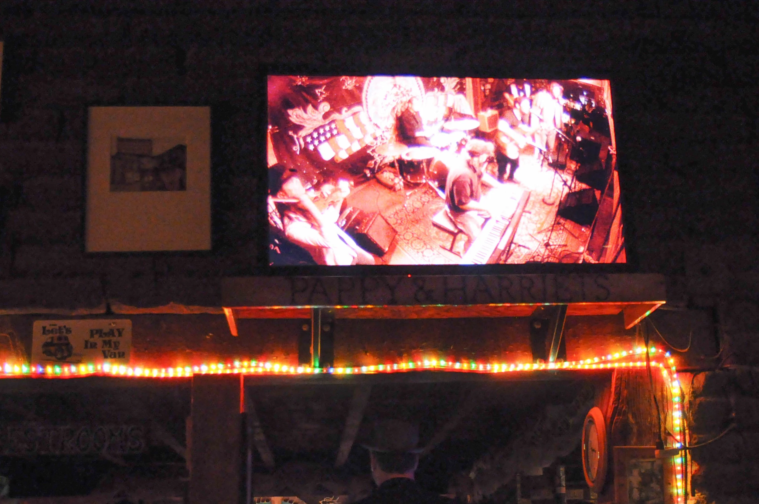 Pancho and Wiley and the band on the P+H simulcast
