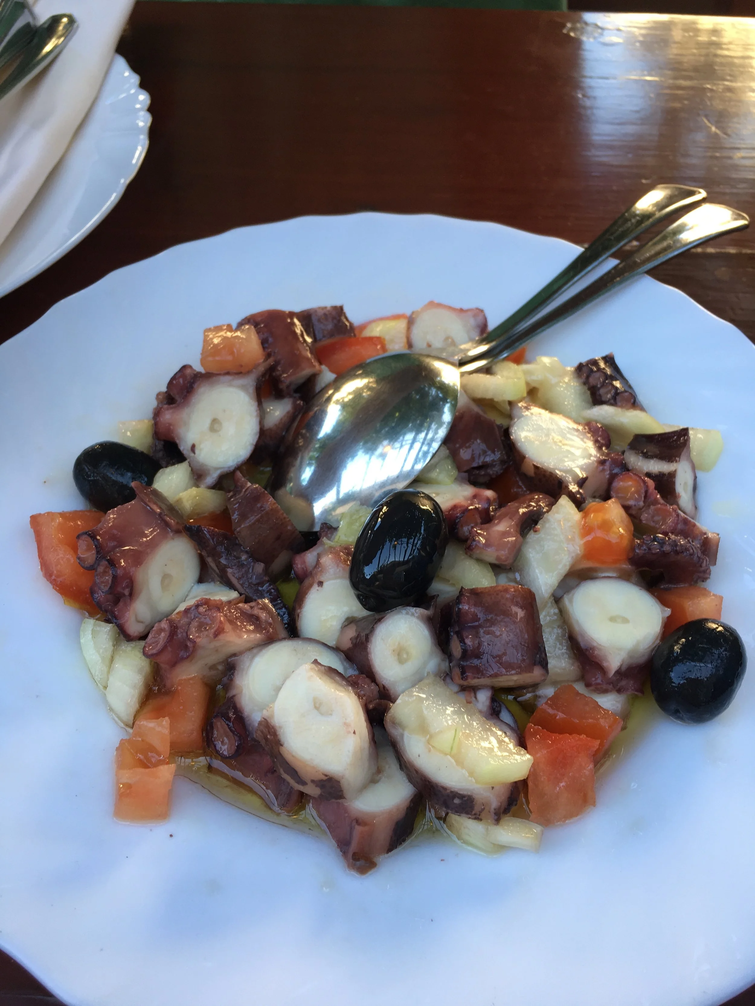 Traditional Dalmatian octopus salad