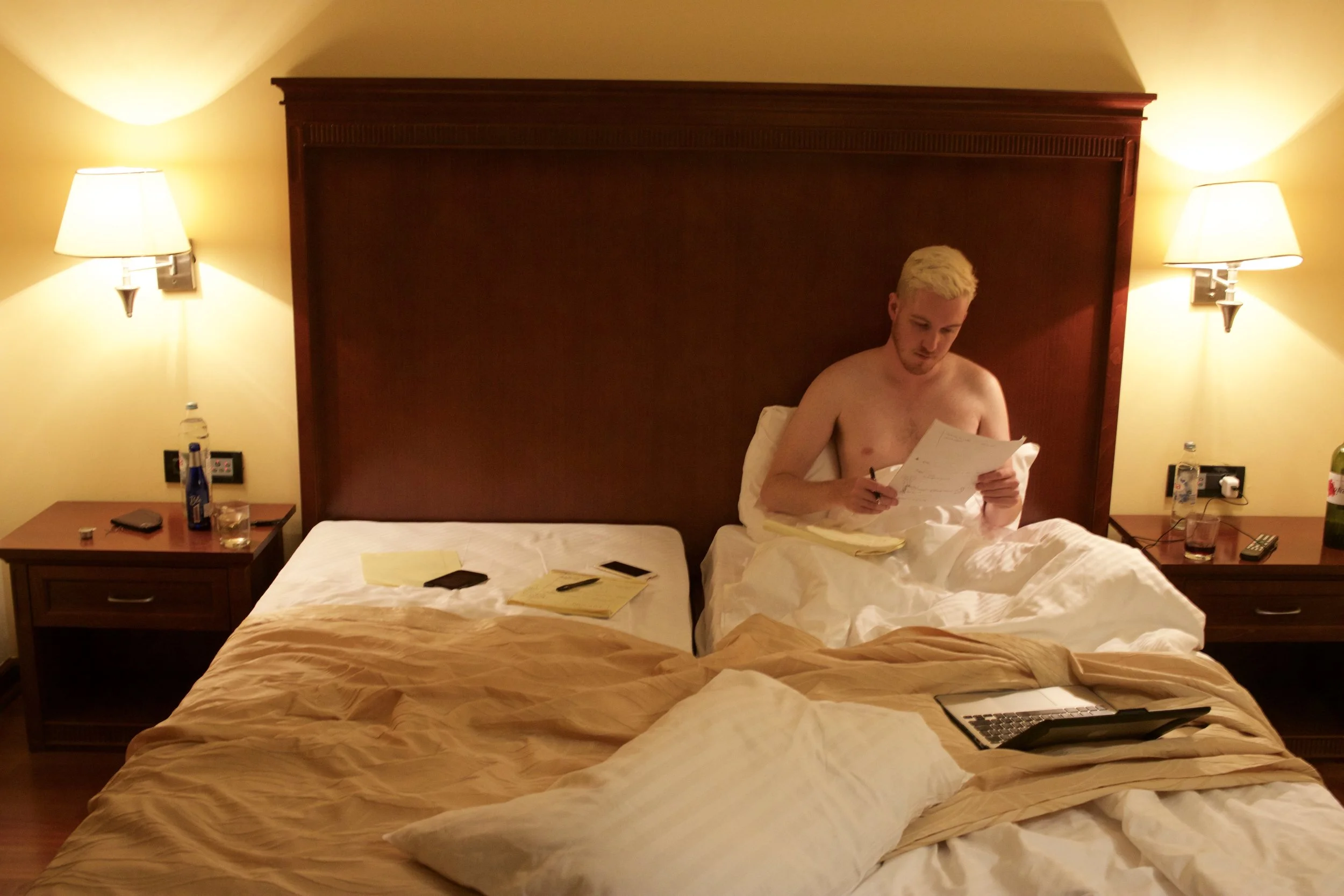 Maybe check into a hotel room for a staycation re-set? 