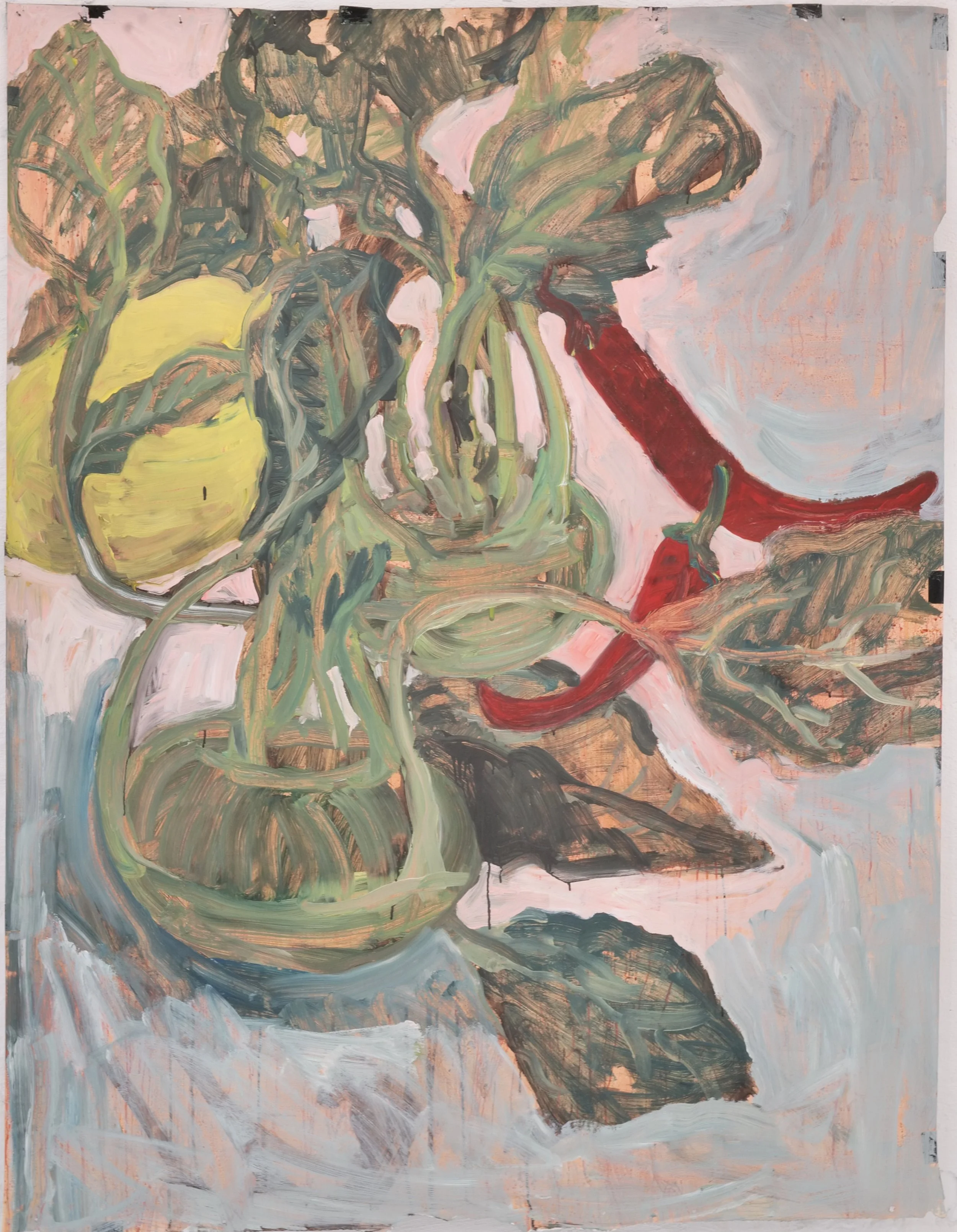 Kohlrabi,Chilli,Zirtone (German Turnip, Chili, Lemon), 2025. Hanna Kuster.