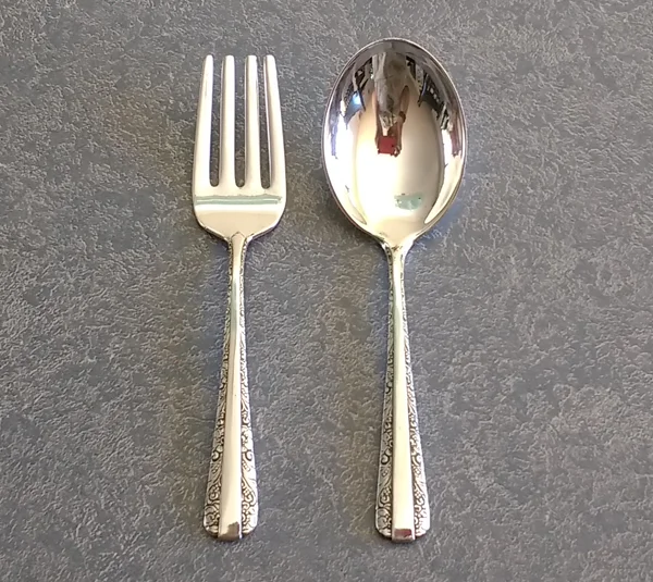 Silver Baby Spoons & Forks Sterling Silver Engraved 