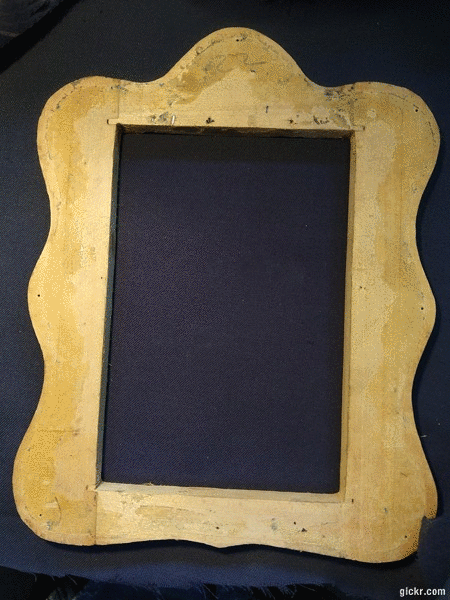 applying cotton velvet fabric to the wood