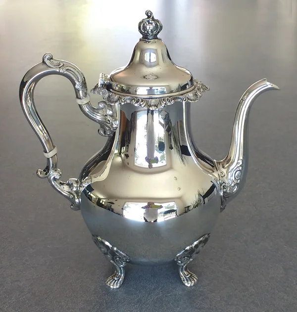 Sterling silver teapot restored repaired lid and polished