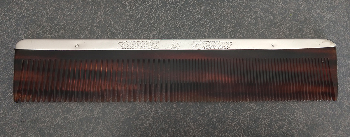 sterling silver comb with ends repaired and new comb