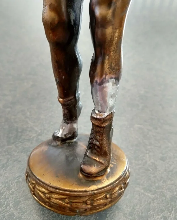 After soldering the leg and foot