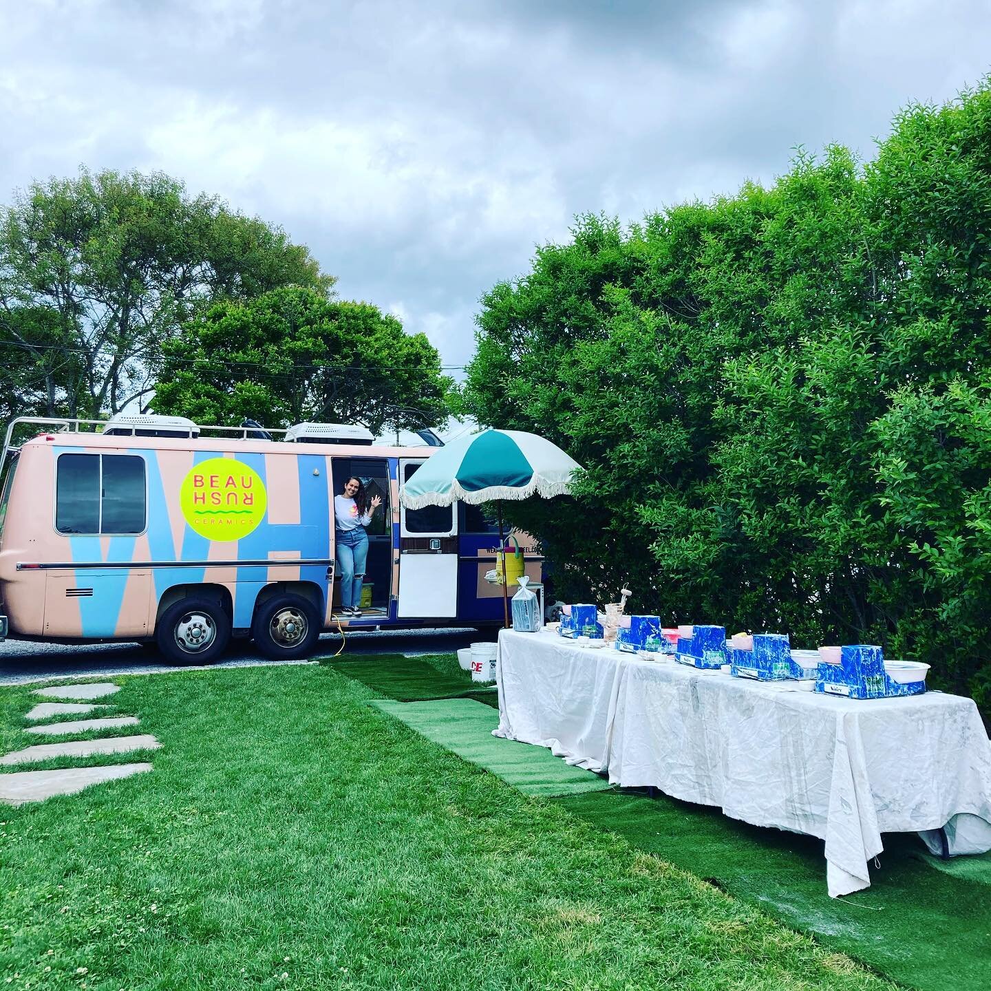 Brrring brring! Calling 1-800-SUMMERRRRR ☎️ 
Insert your fave people here 👆

Montauk, we&rsquo;re out here bringing you private Clay Camp parties! Throw, Spin, Build with us - booking now through Labor Day! 🚌✌️💥Let&rsquo;s party💥