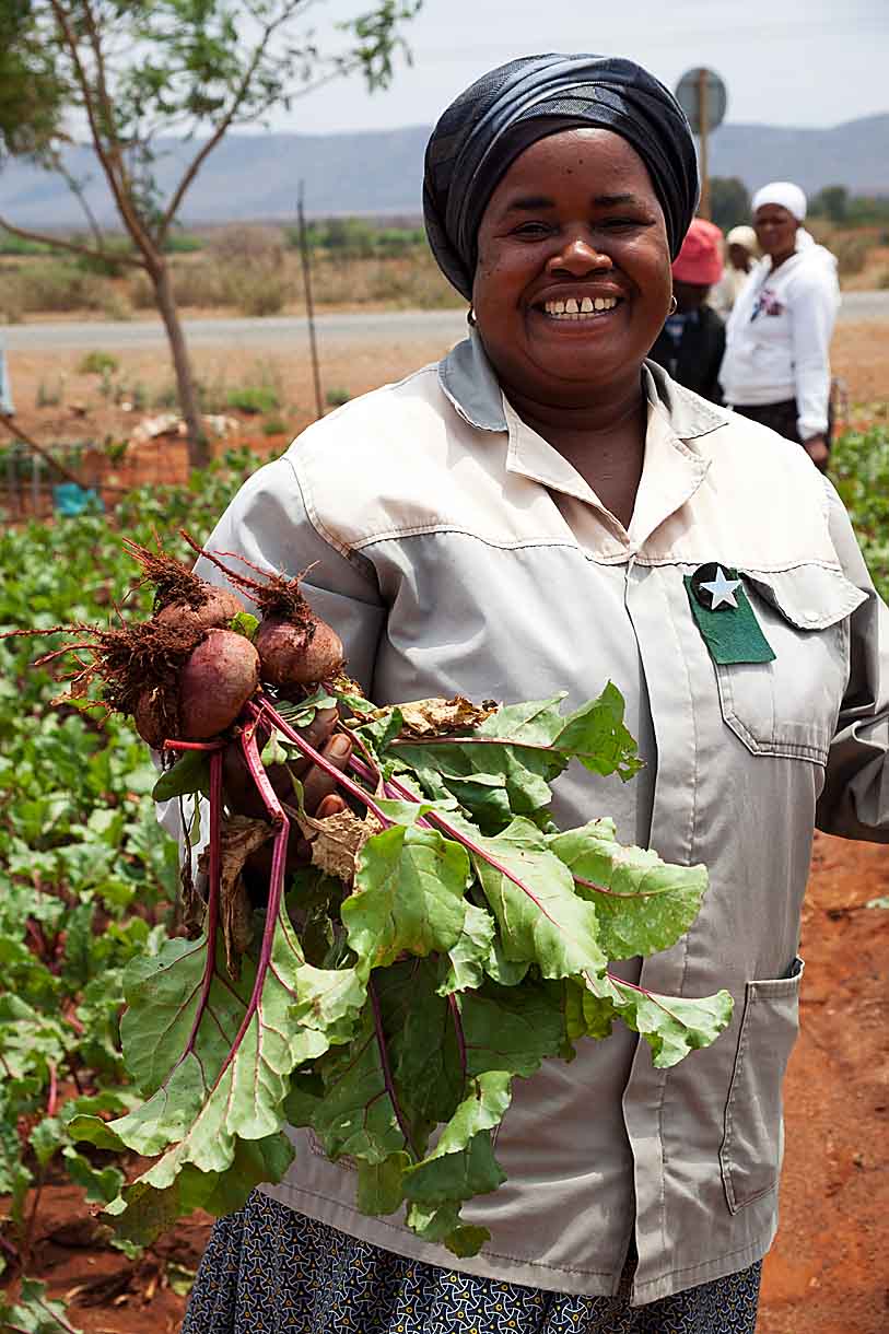  In the Limpopo Province of South Africa, CARE is supporting a community garden. &nbsp;The proceeds from the veggies these women sell in the market empower them to improve their lives and the lives of their families. 
