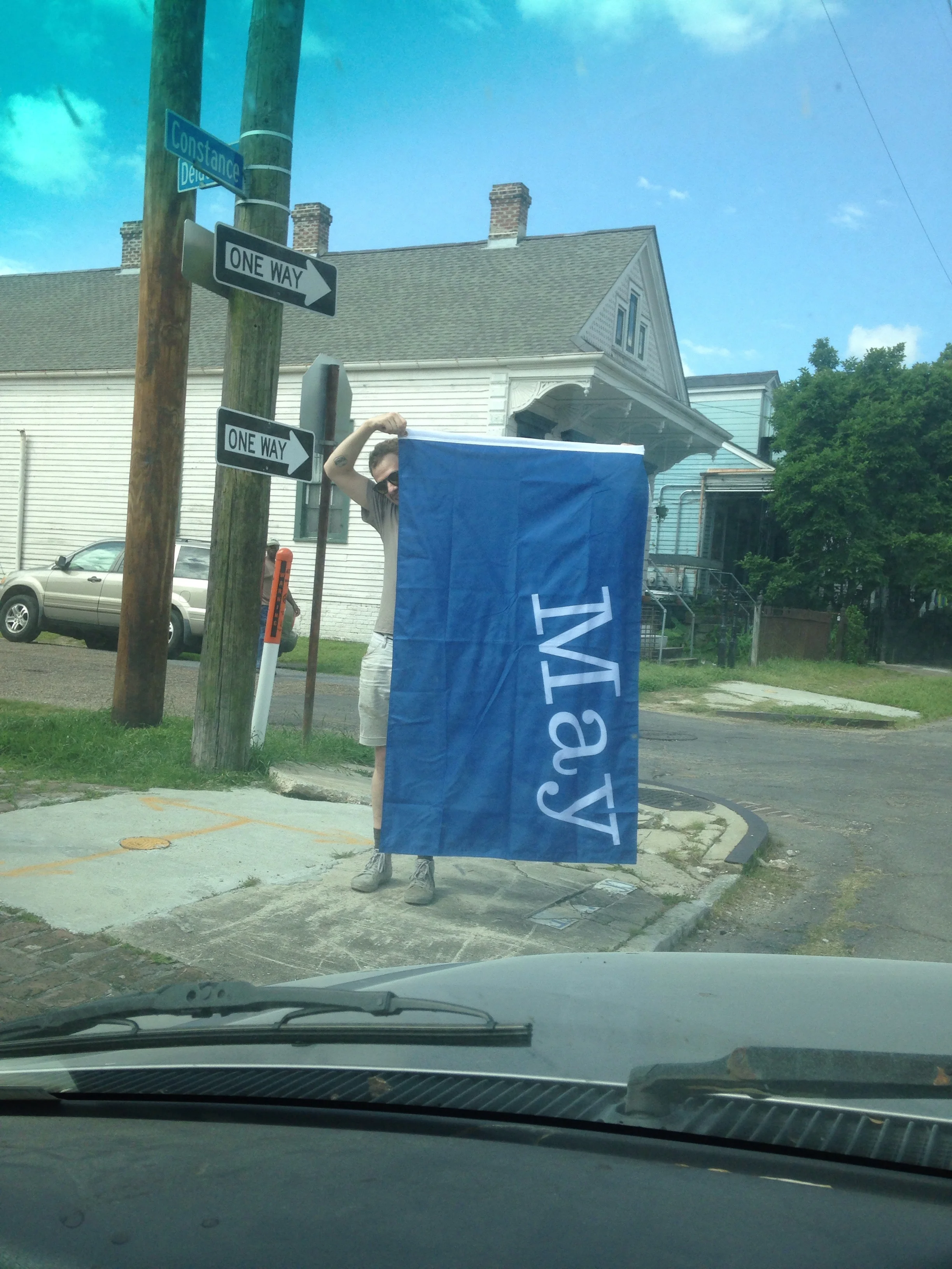May flag needs a May pole