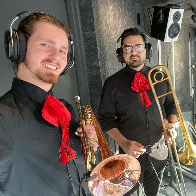 #namm2020 baby!  Shout out to @coolisbac for inviting me to use their fantastic new copper-belled Paseo trumpet for our @dynaudio in-studio performance with @nancysanchezmusic !