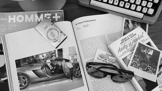 Karl Lagerfeld by Jurgen Teller, Arena Homme+