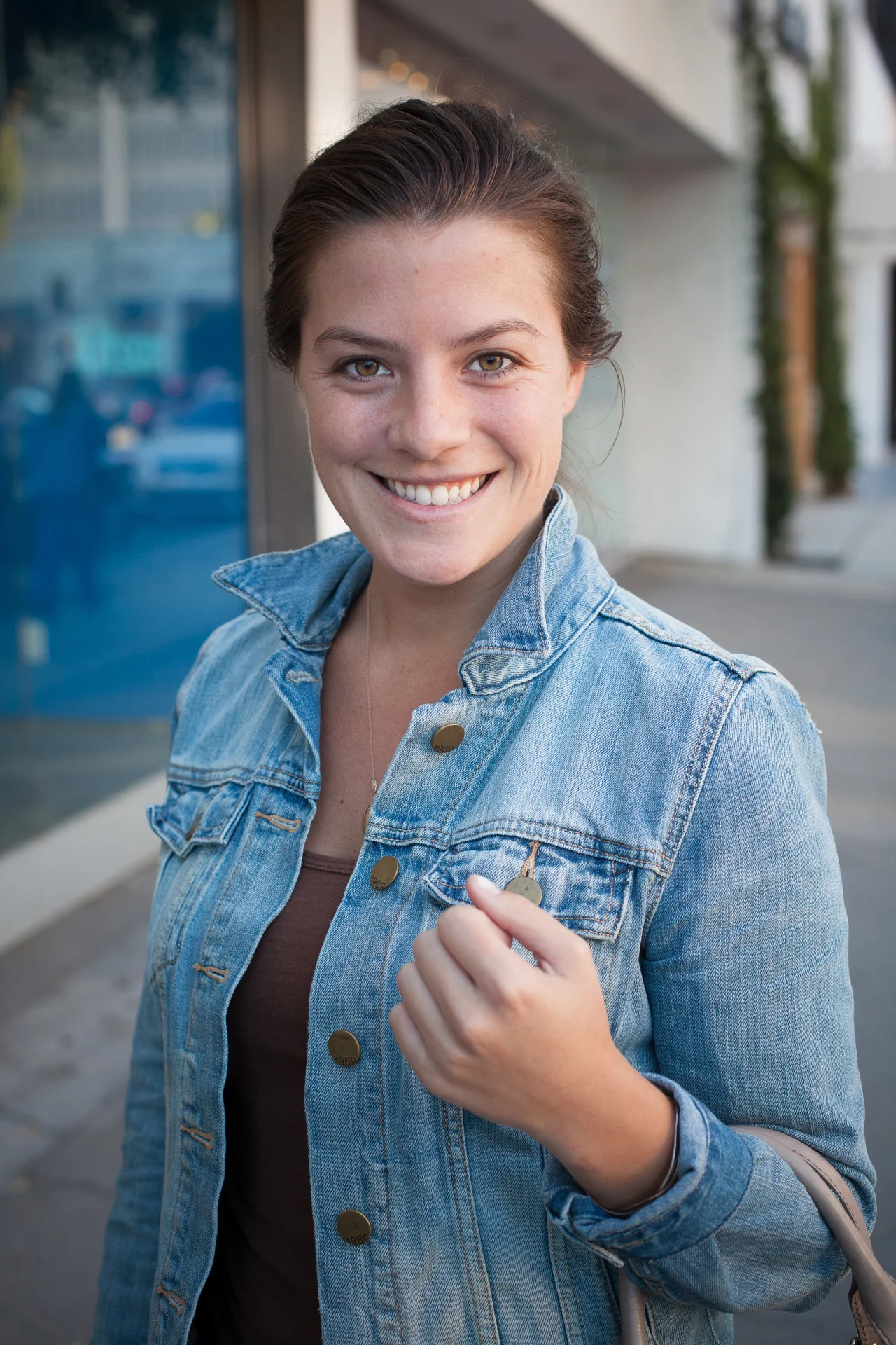 Occasionally you will find me out and about shooting street photos for a client who runs a fashion blog. This particular young woman was really excited to have her photo taken. She was afraid I would laugh at her, but she shared it was a secret dream to be approached by a street photographer. Adorable.
It’s fun to be out and about shooting and enjoying the sunny weather but I never thought I would be making someone’s dream come true. It’s the little things.