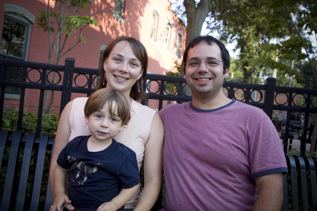 Claire wrote in the Ypsi Project Journal :
We have lived here since 2005. The longer we are here, the more we feel we couldn’t live anywhere else.
Claire, Marc & Mathew Cabrera - by Erica Hampton