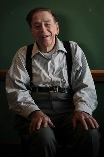 Ypsi Project: John F Dawson (via jami.carlson )
John was born in December of 1922 and has lived in Ypsi his entire life except for 10 years in South Lyon.
The space that SPARK now inhabits on Michigan Ave. was once the location of his families business, Martin Dawson Co. His father was a postman and when the post office moved from what is now the library on Michigan Ave he insisted that his office stay in that building….and it did :) A plaque with his name is on the wall where his office use to be :)