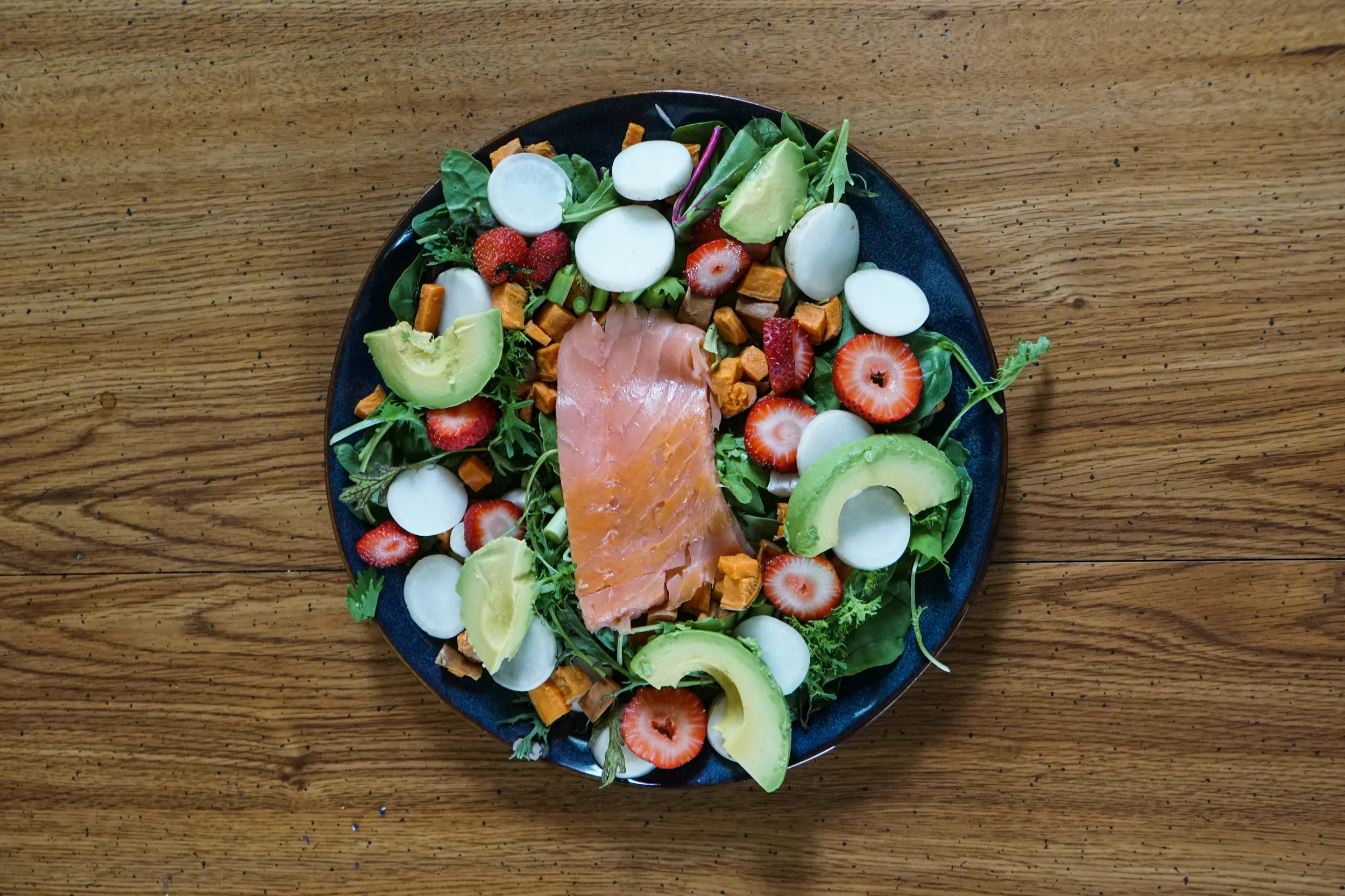 Smoked Salmon and Strawberry Salad