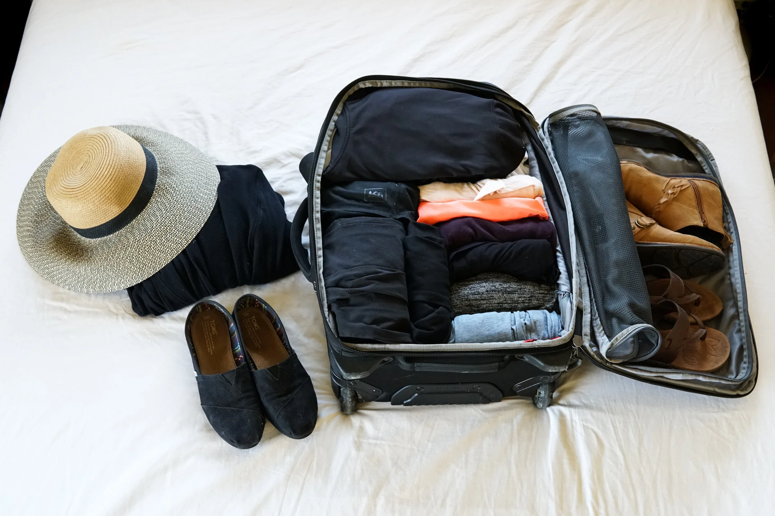 Packing with climbing and regular clothes.jpg