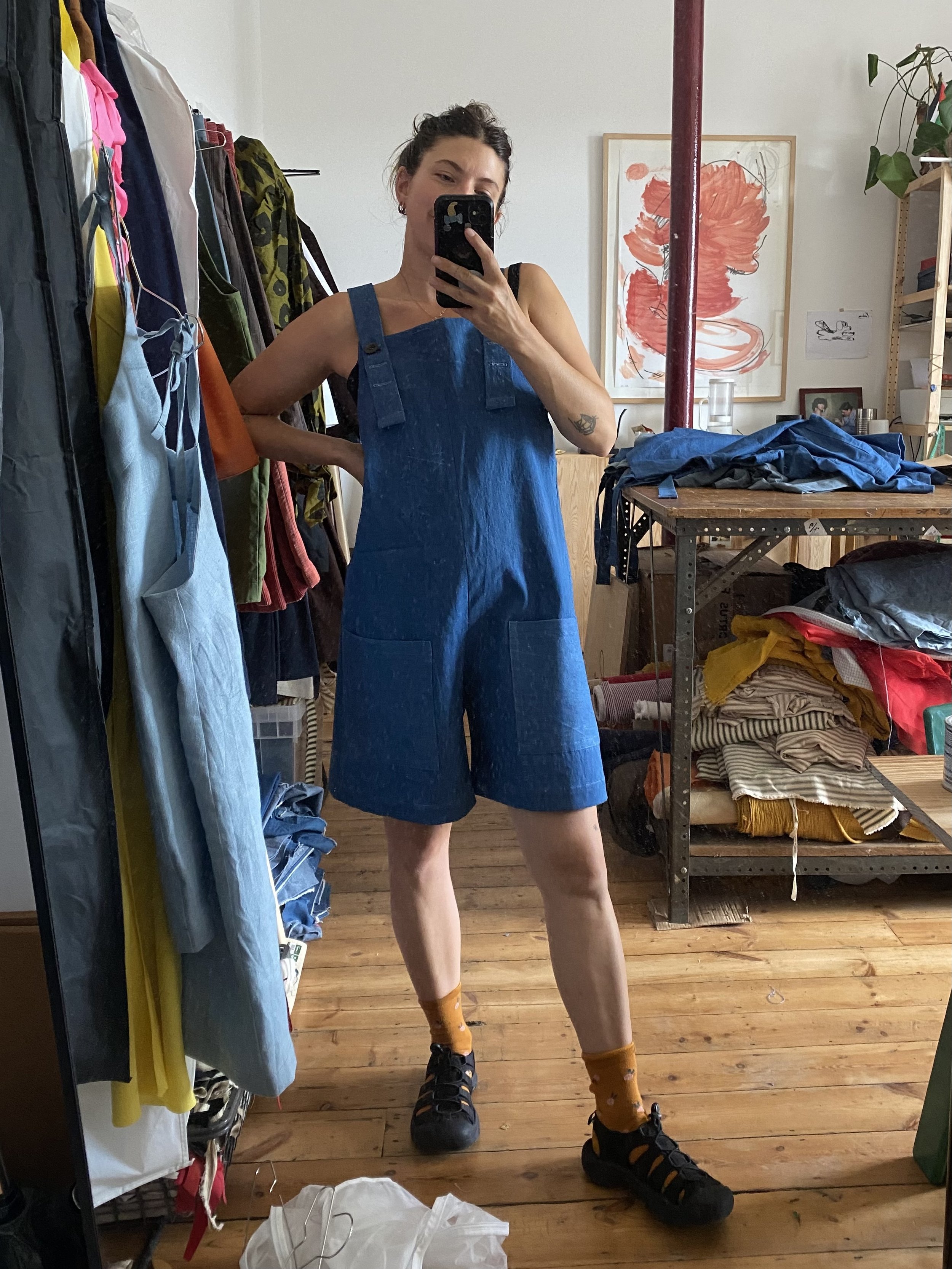 LAST STOCK - Sylvie Dungarees - Denim cotton