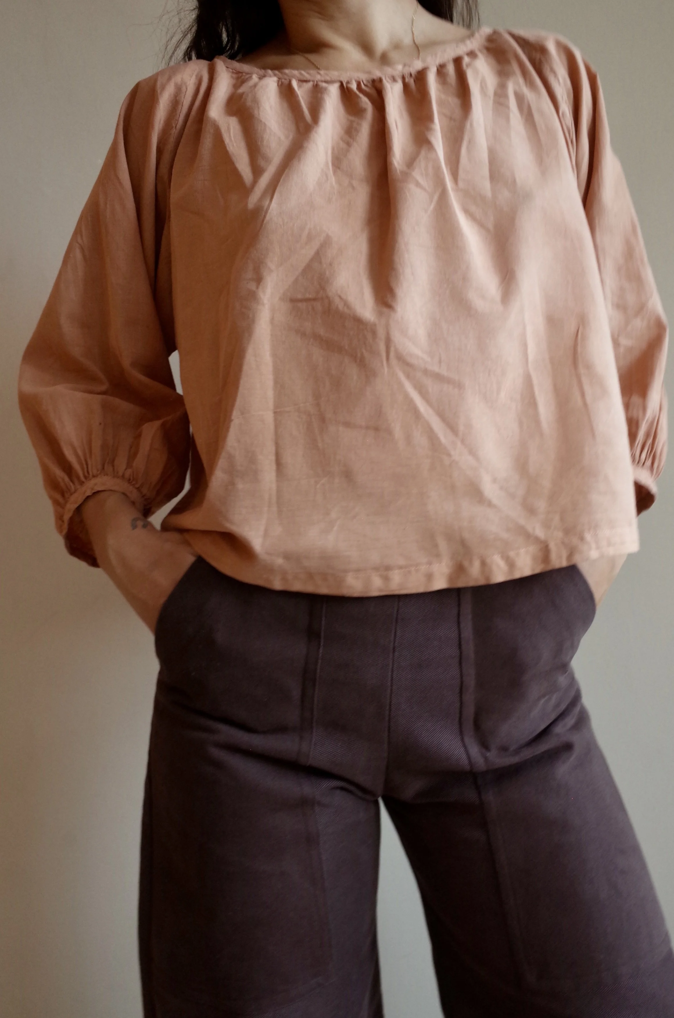 Limited edition - Olivia trousers - Chocolate 12oz Cotton twill
