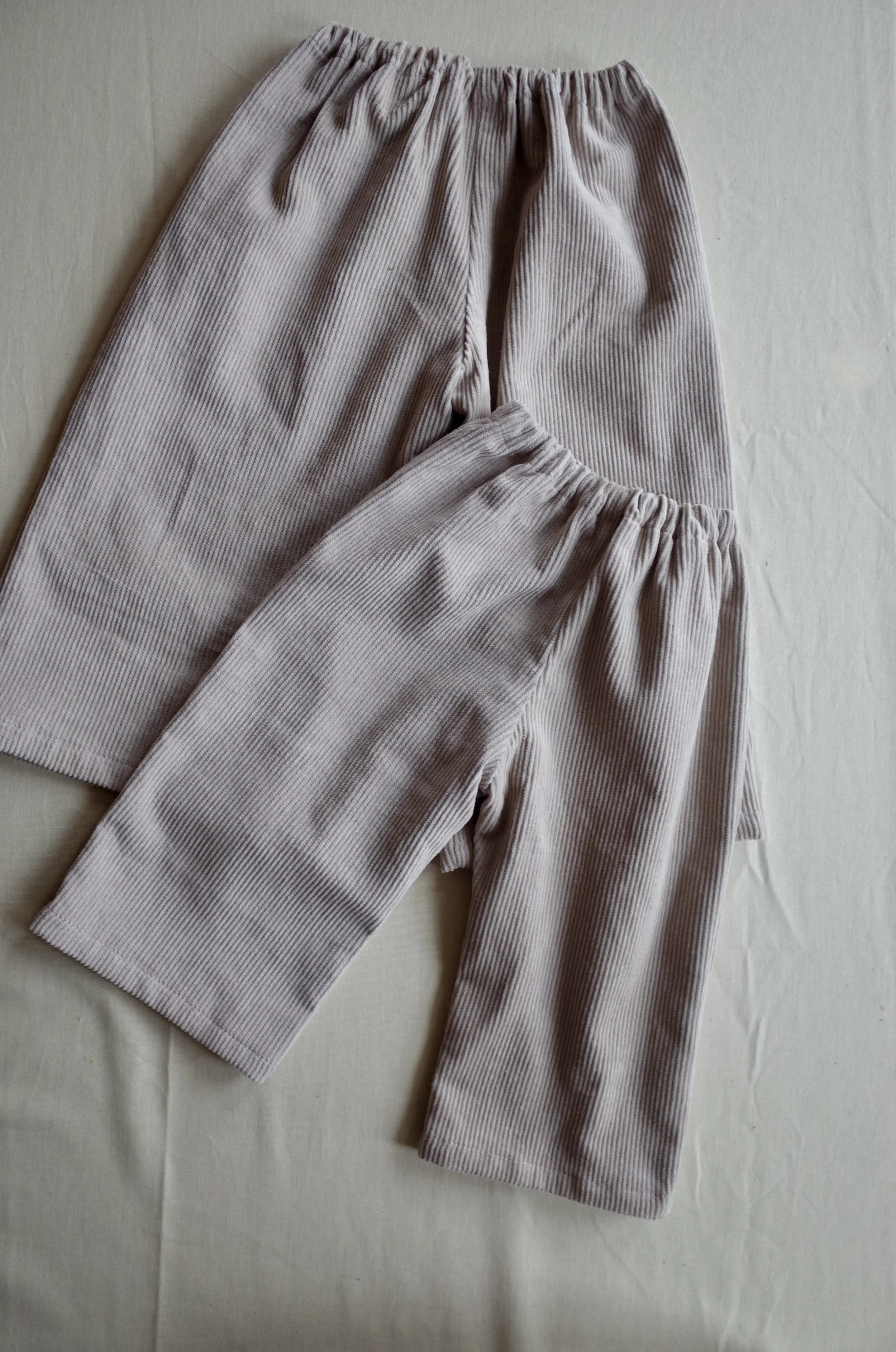 Kids Trousers - Cream cotton corduroy