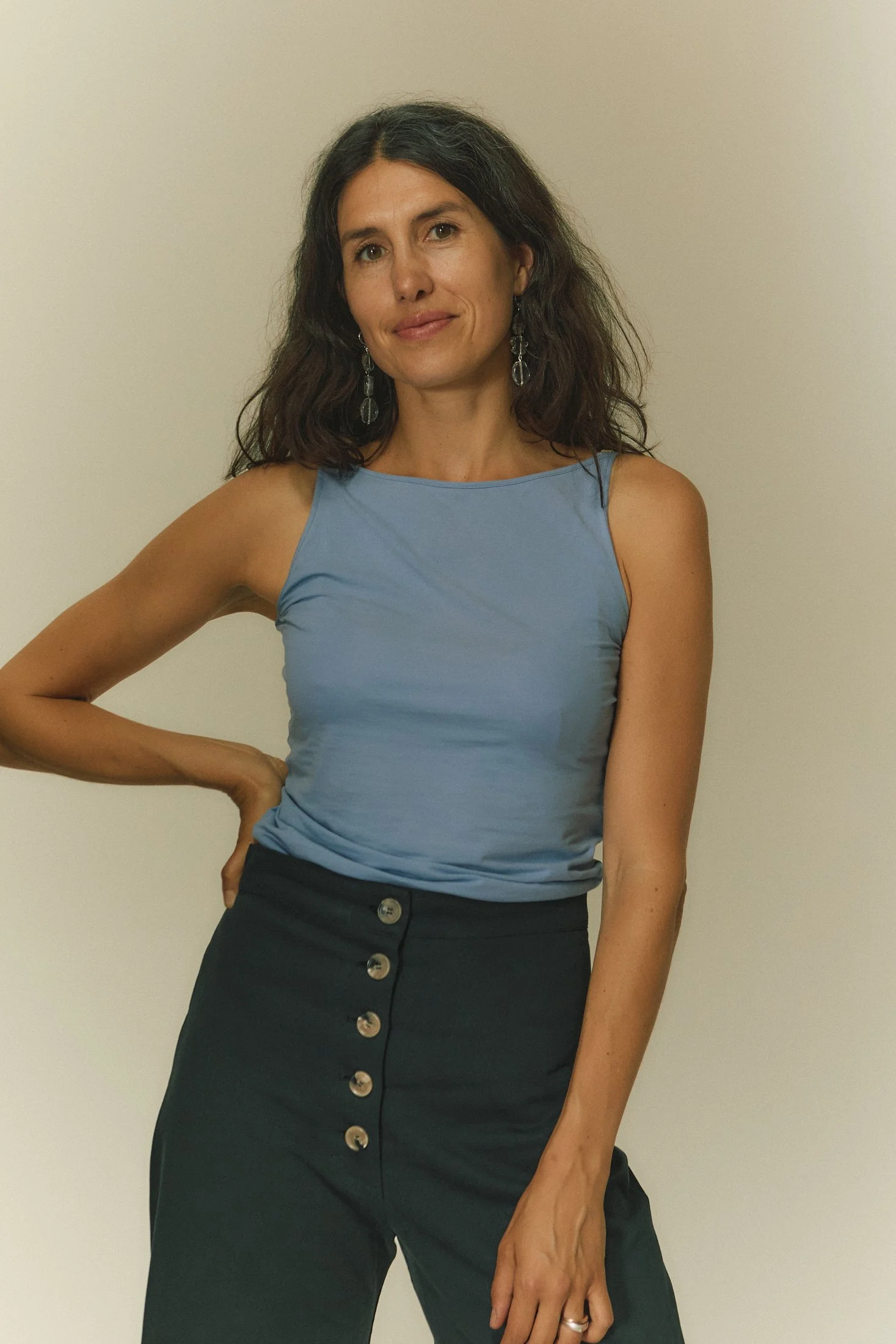 Magda pants - Black cotton