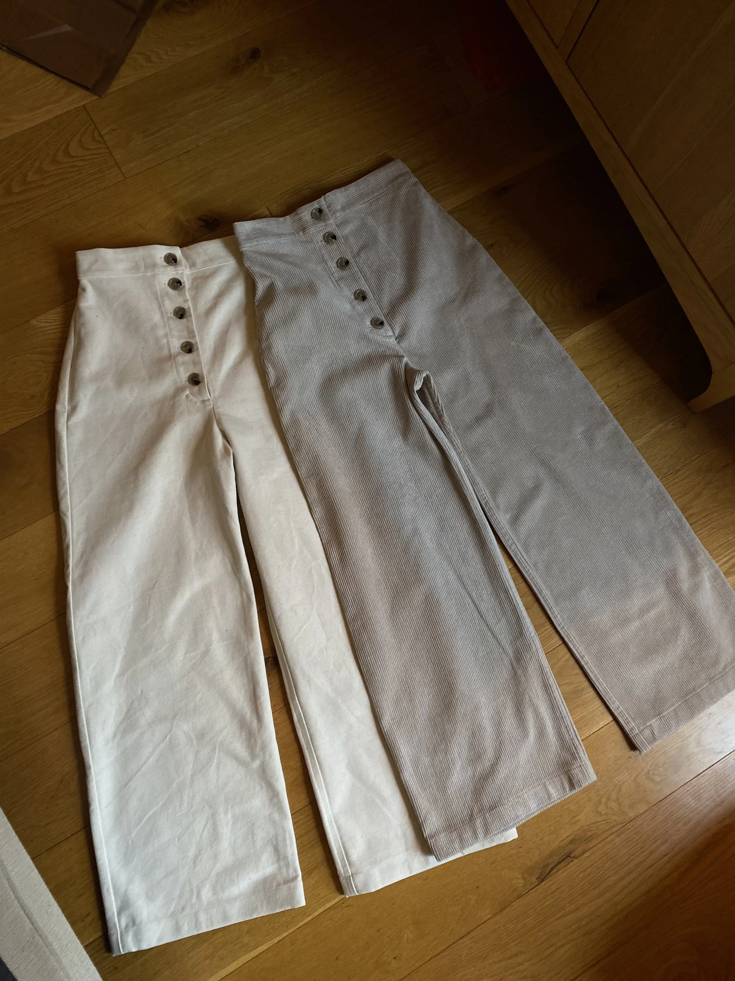 Pre order - Magda pants - Cream corduroy