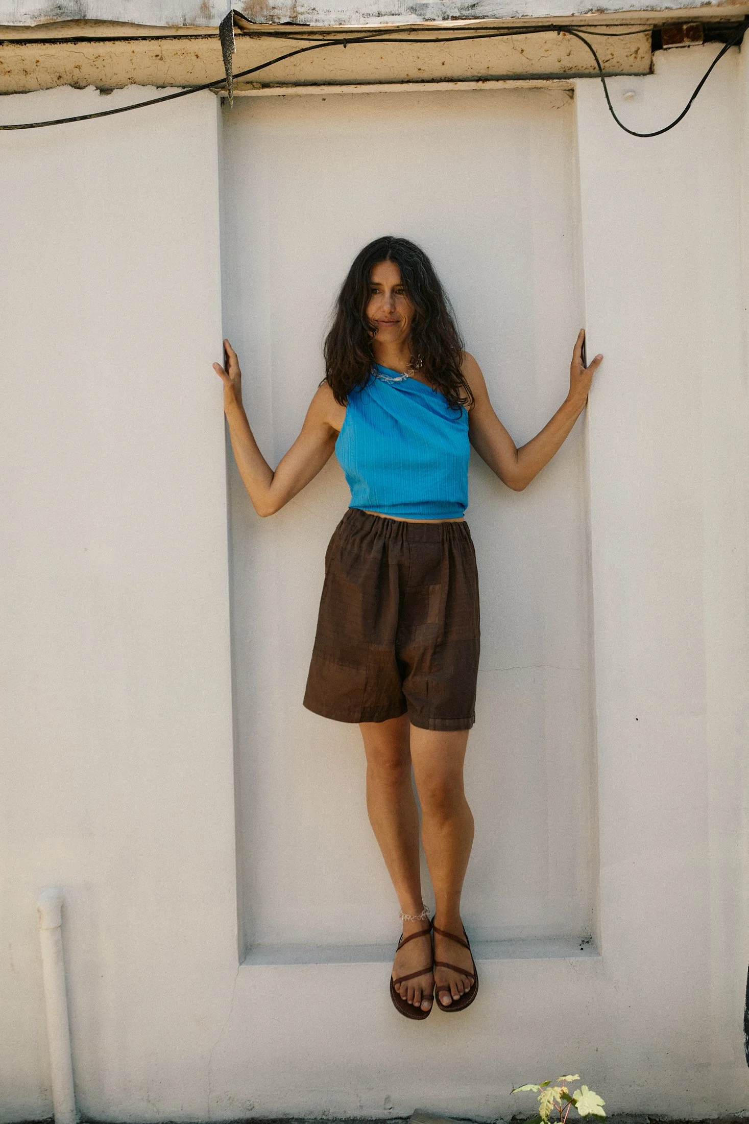 Patchwork shorts