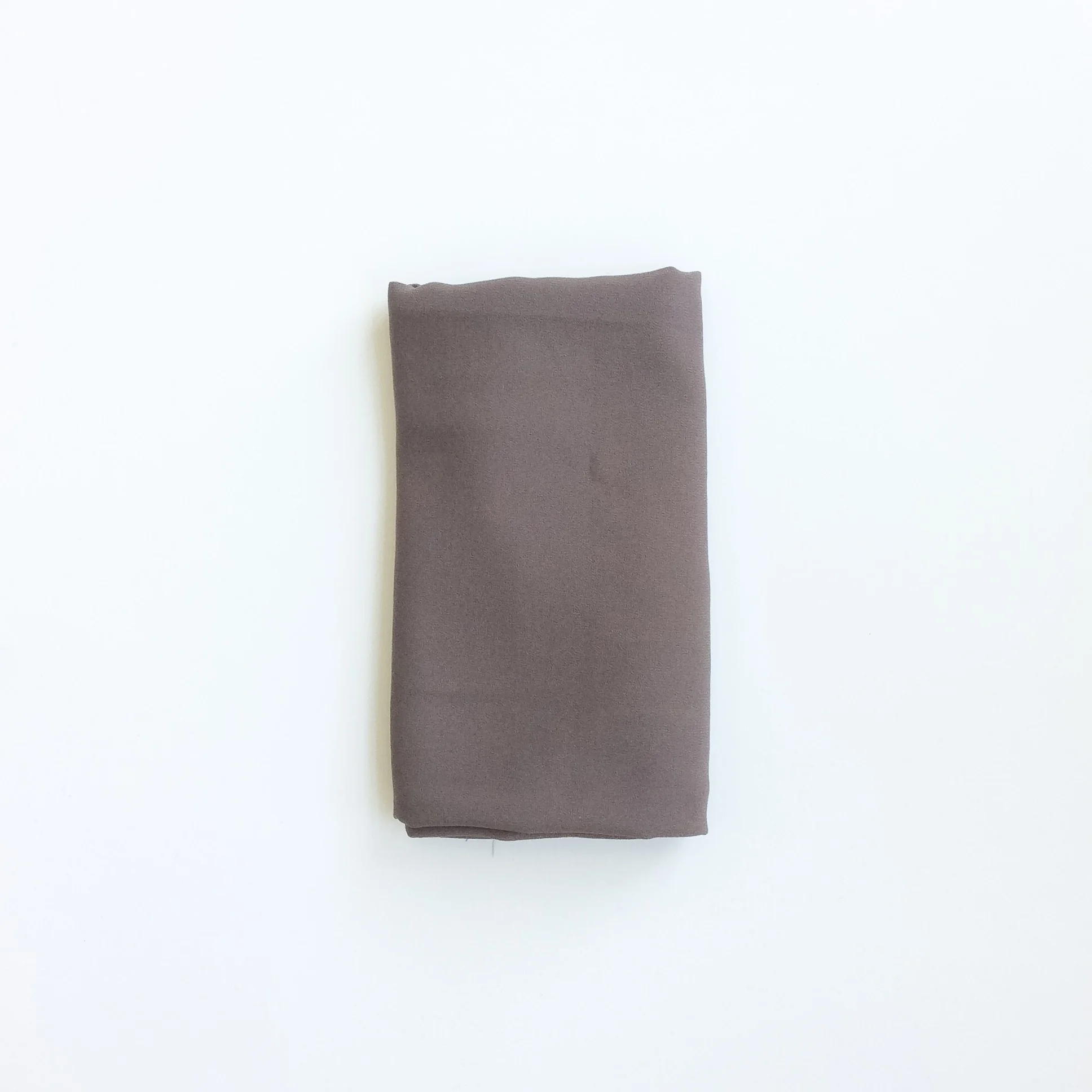 Premium Chiffon Hijab - Khaki Grey