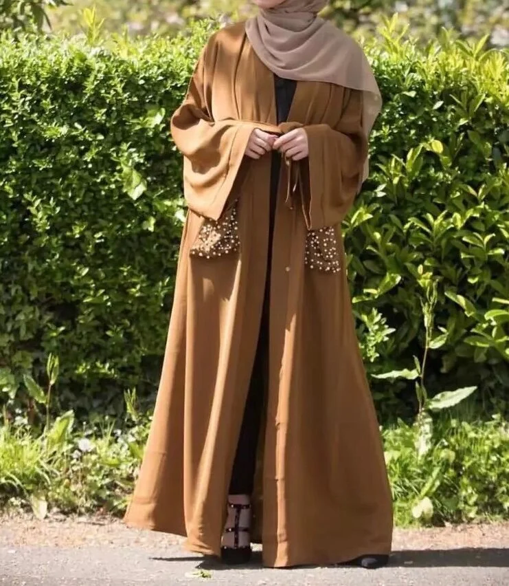 Pearl Pocket Detail Abaya 